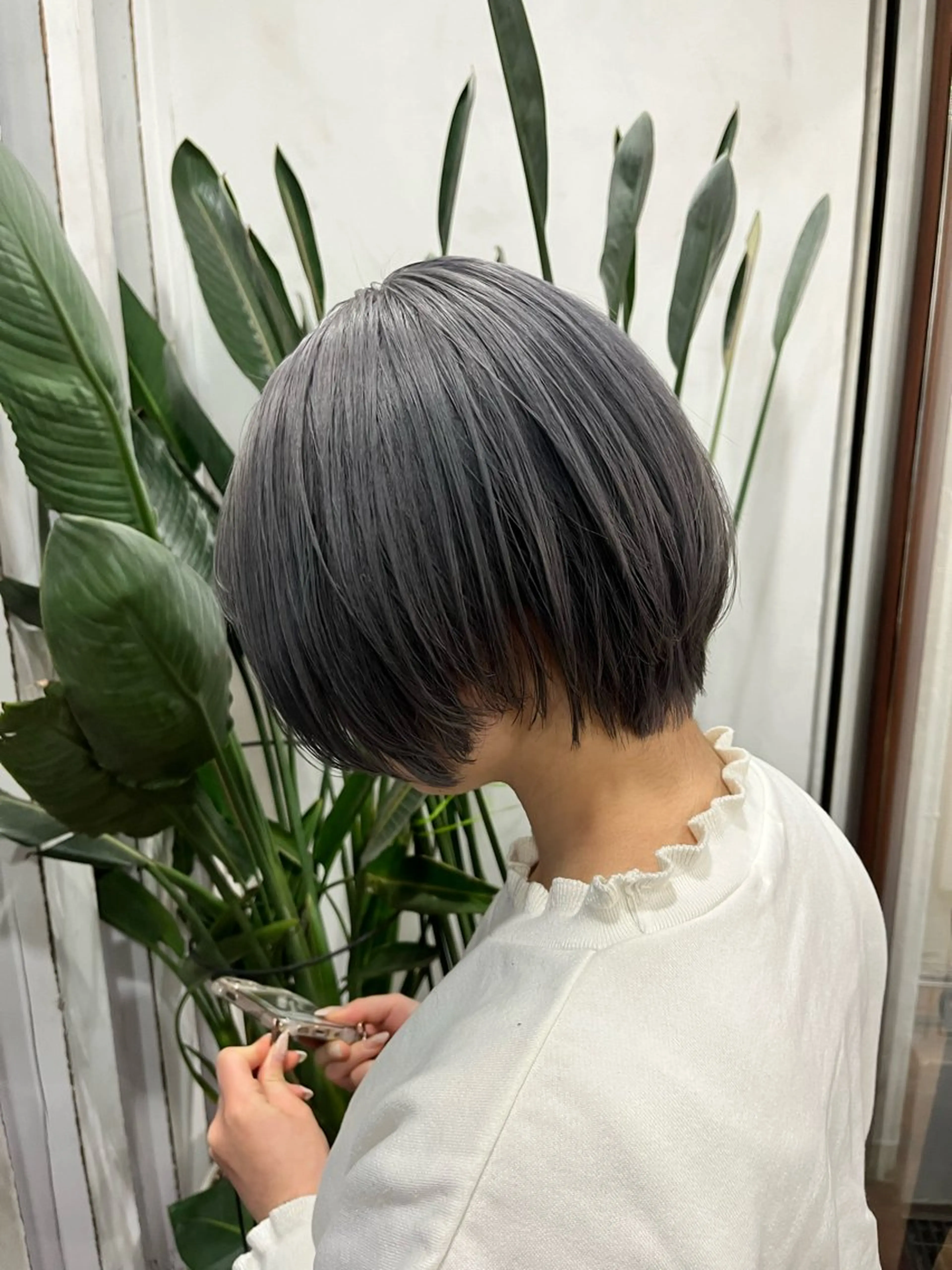 ショート カラー インナーカラー ヘアカラー トリートメント ヘッドスパ 🫧ハイトーン/ ブリーチ🫧白石航汰のヘアスタイル