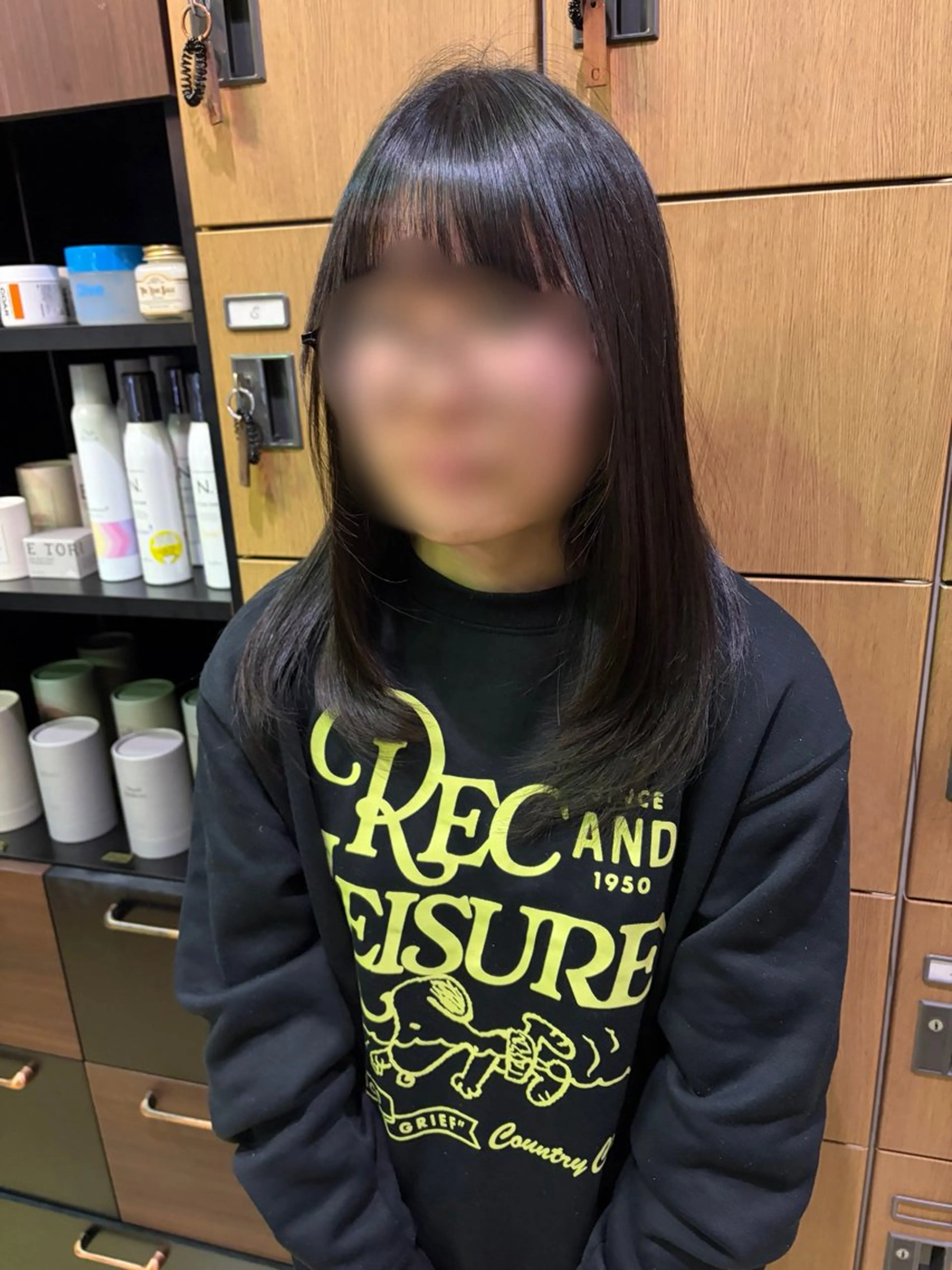 セミロング カット 岡山レイヤーカット/ 髪質改善/松島大己のヘアスタイル