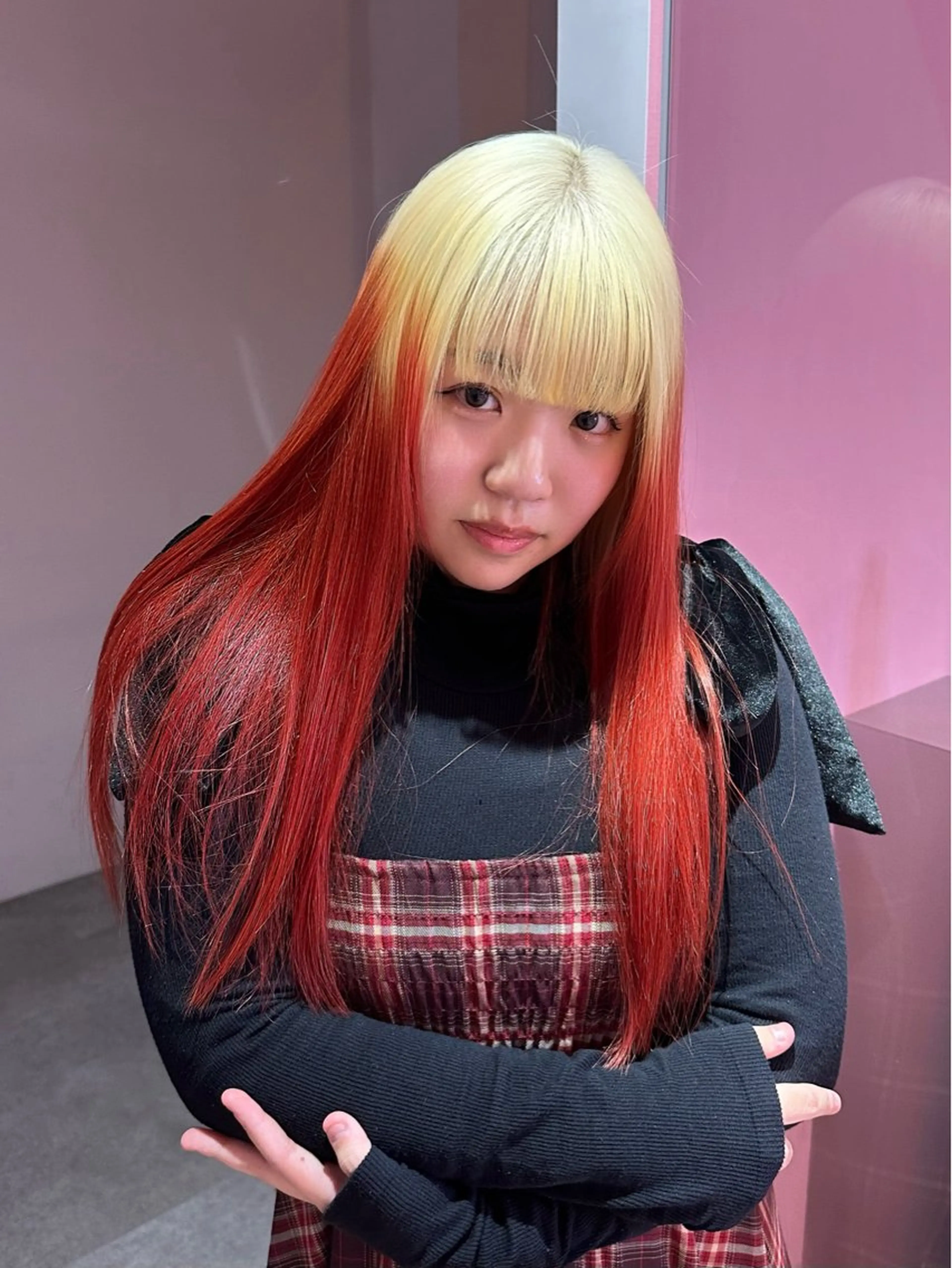 ロング ブリーチカラー /MAHIROのヘアスタイル