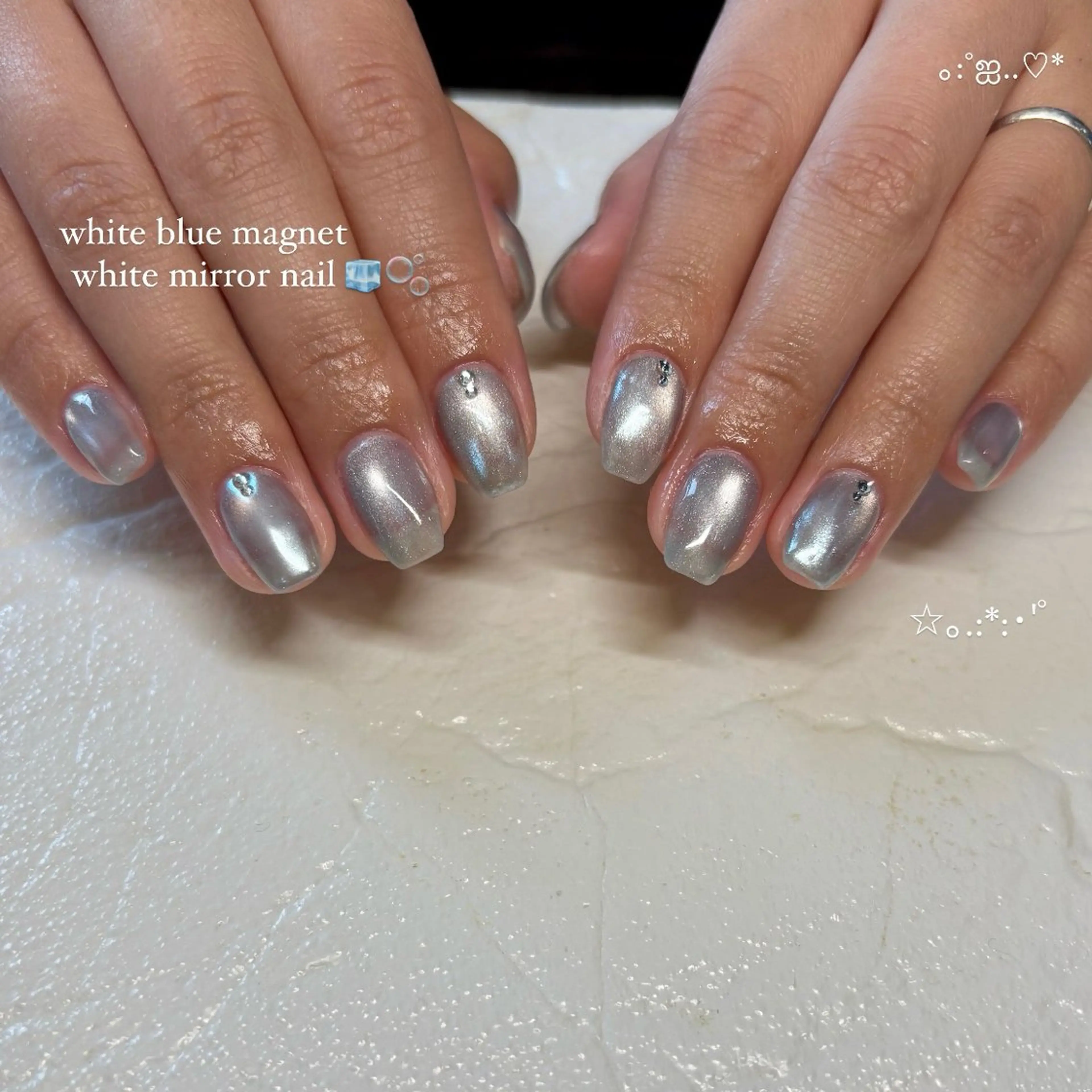 ネイル ハンドネイル Angelique 平形/高崎のネイルデザイン