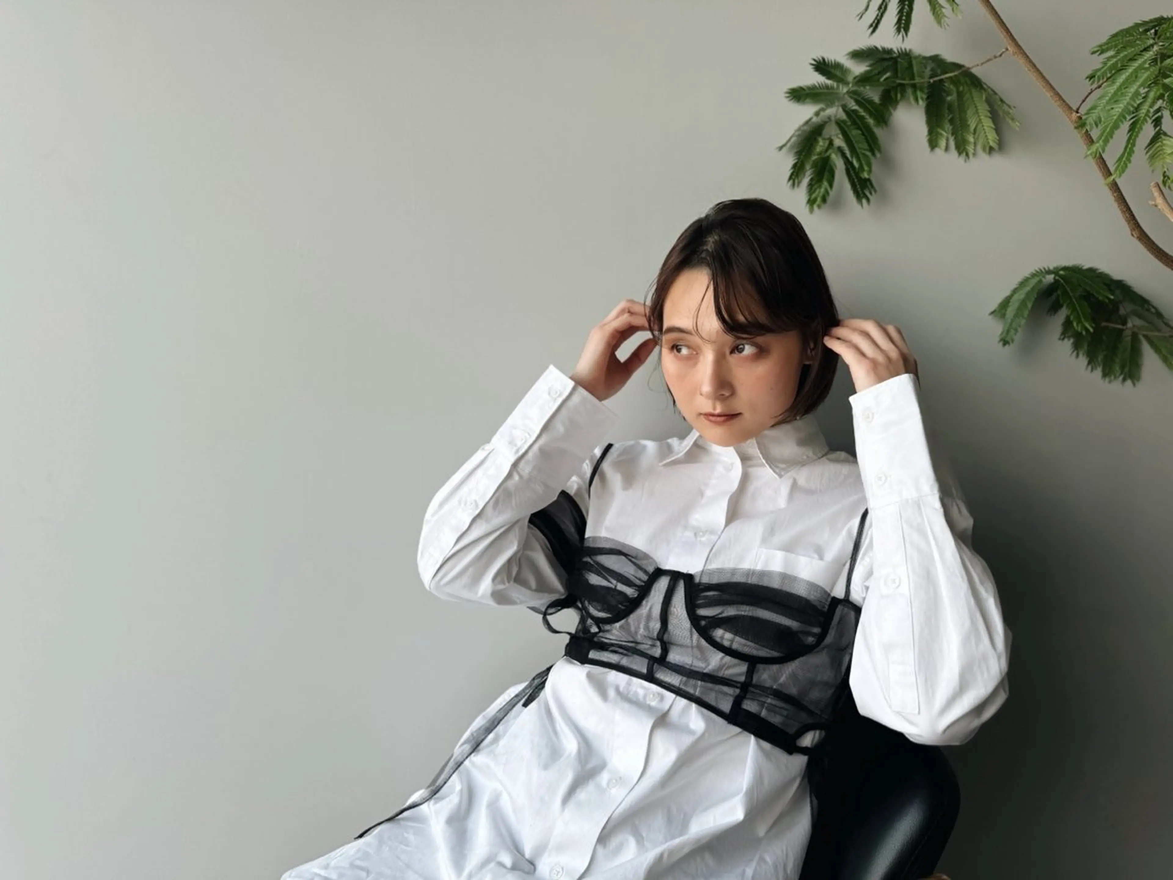 ショート 岸川 恭子のヘアスタイル