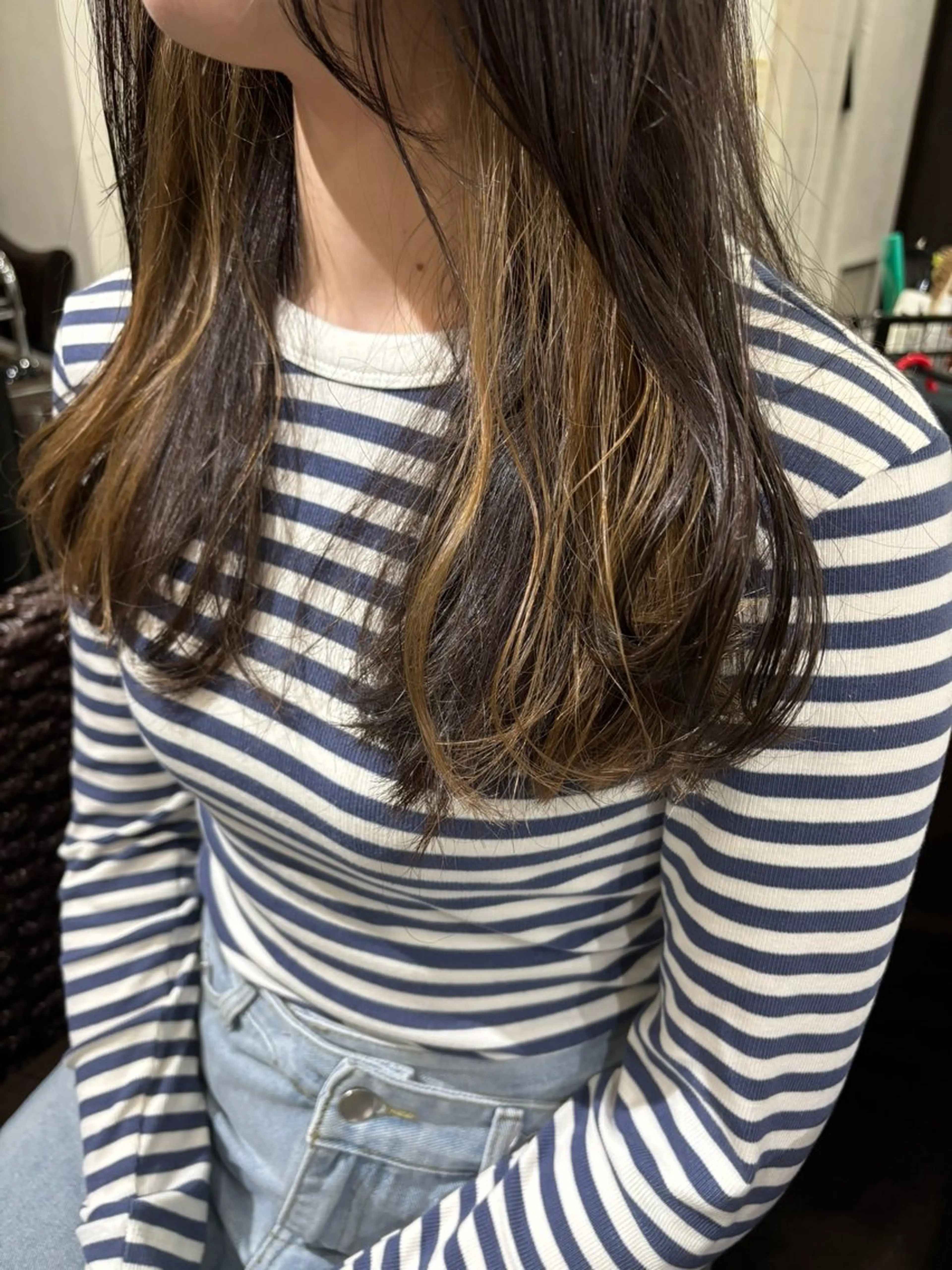 カラー ベージュカラー sato harunaのヘアスタイル