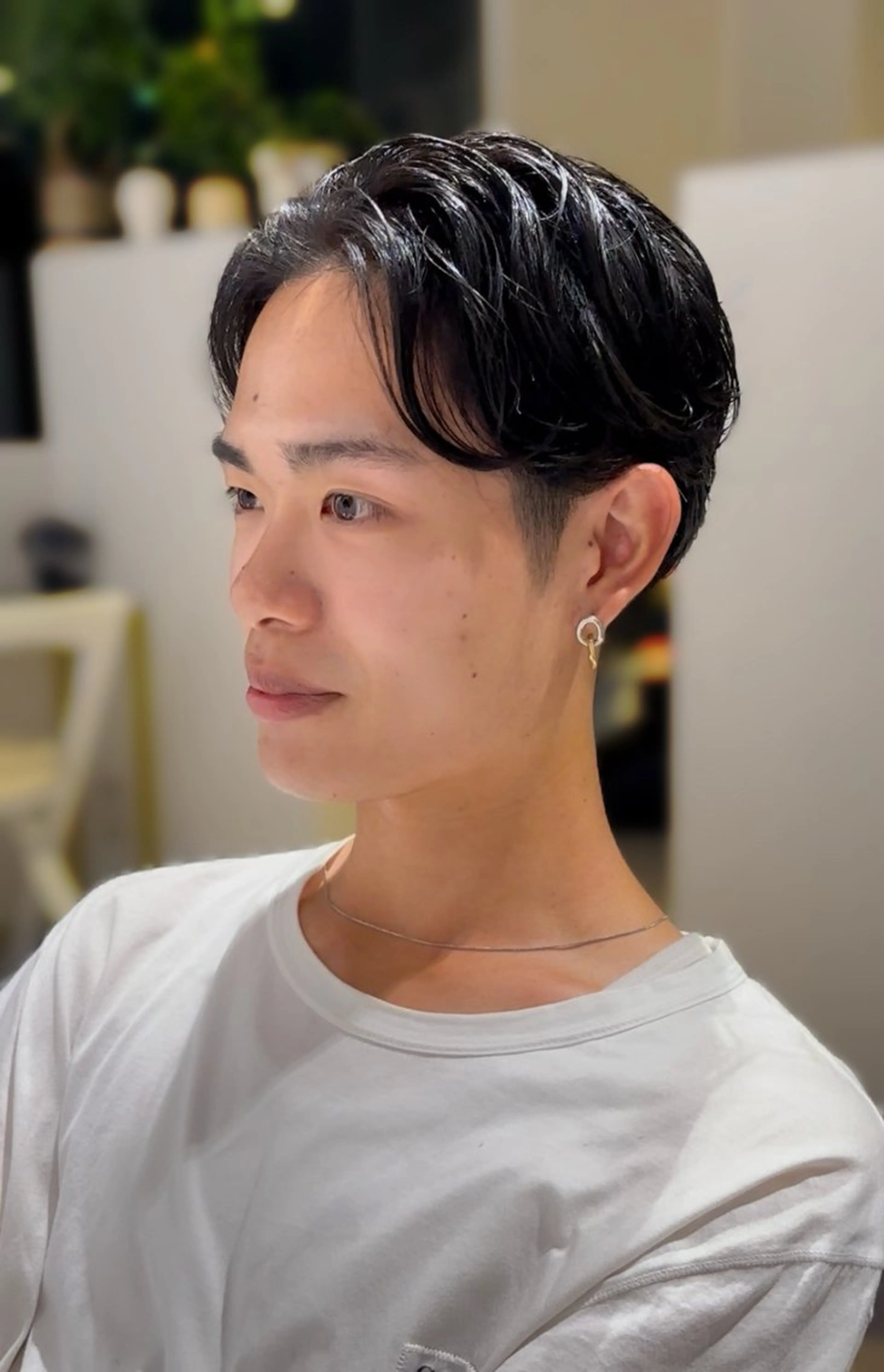 【王道！】メンズショート×フェザーパーマ🍃の写真