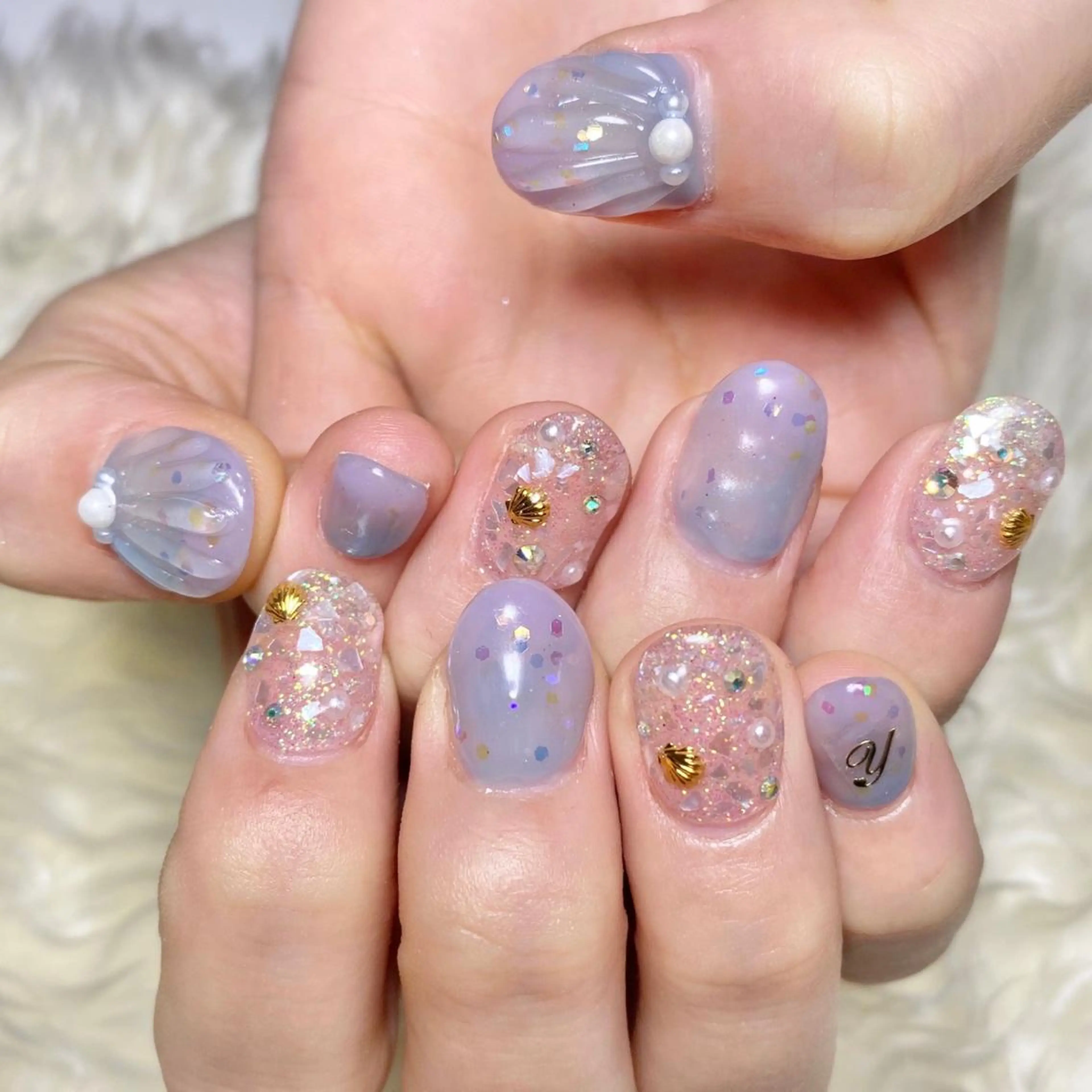 ネイル 持ち込み ハンドネイル Nail&eye Belire 新宿のネイルデザイン