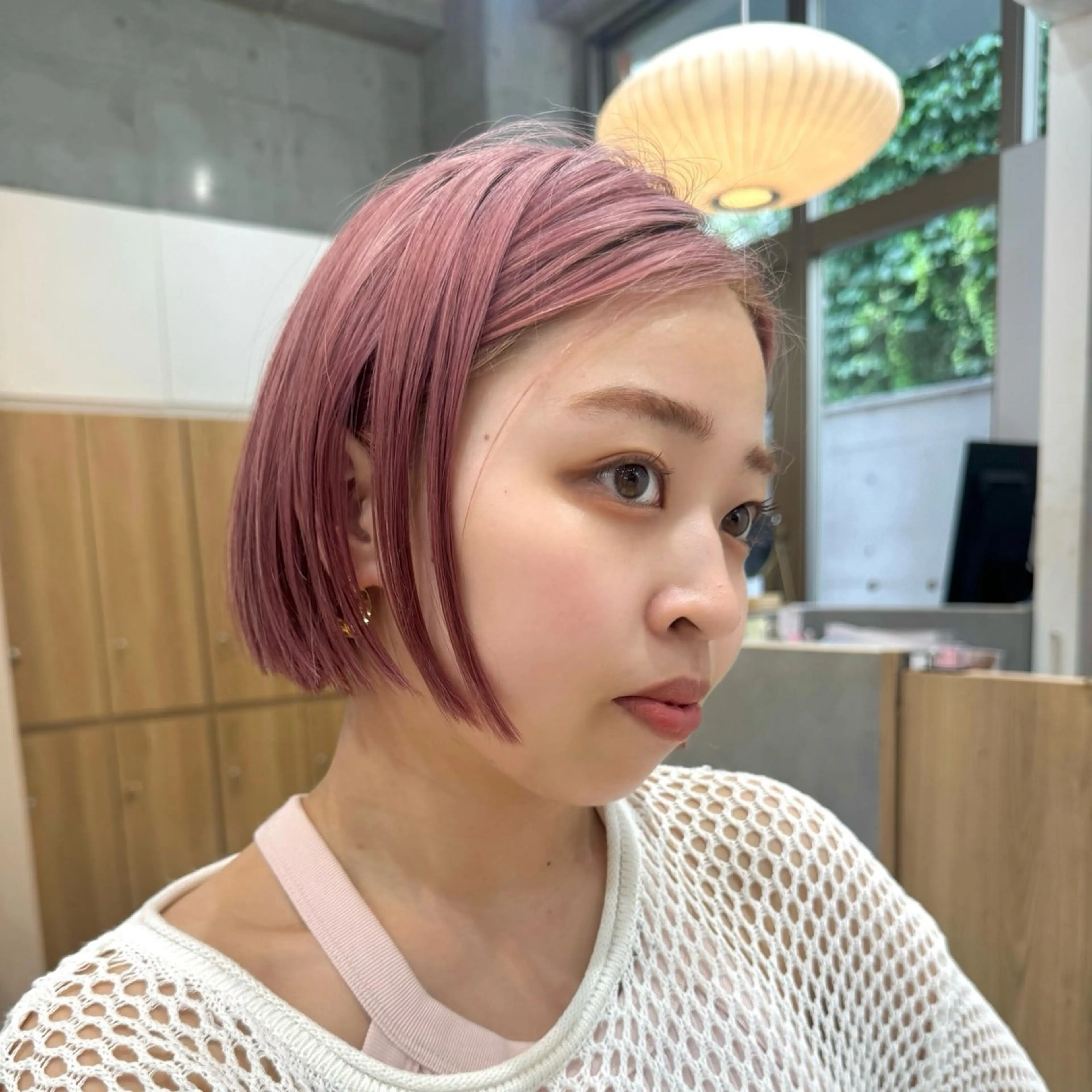 ショート カラー 🫧艶カラー/ダブル カラー♡/桜🌸のヘアスタイル