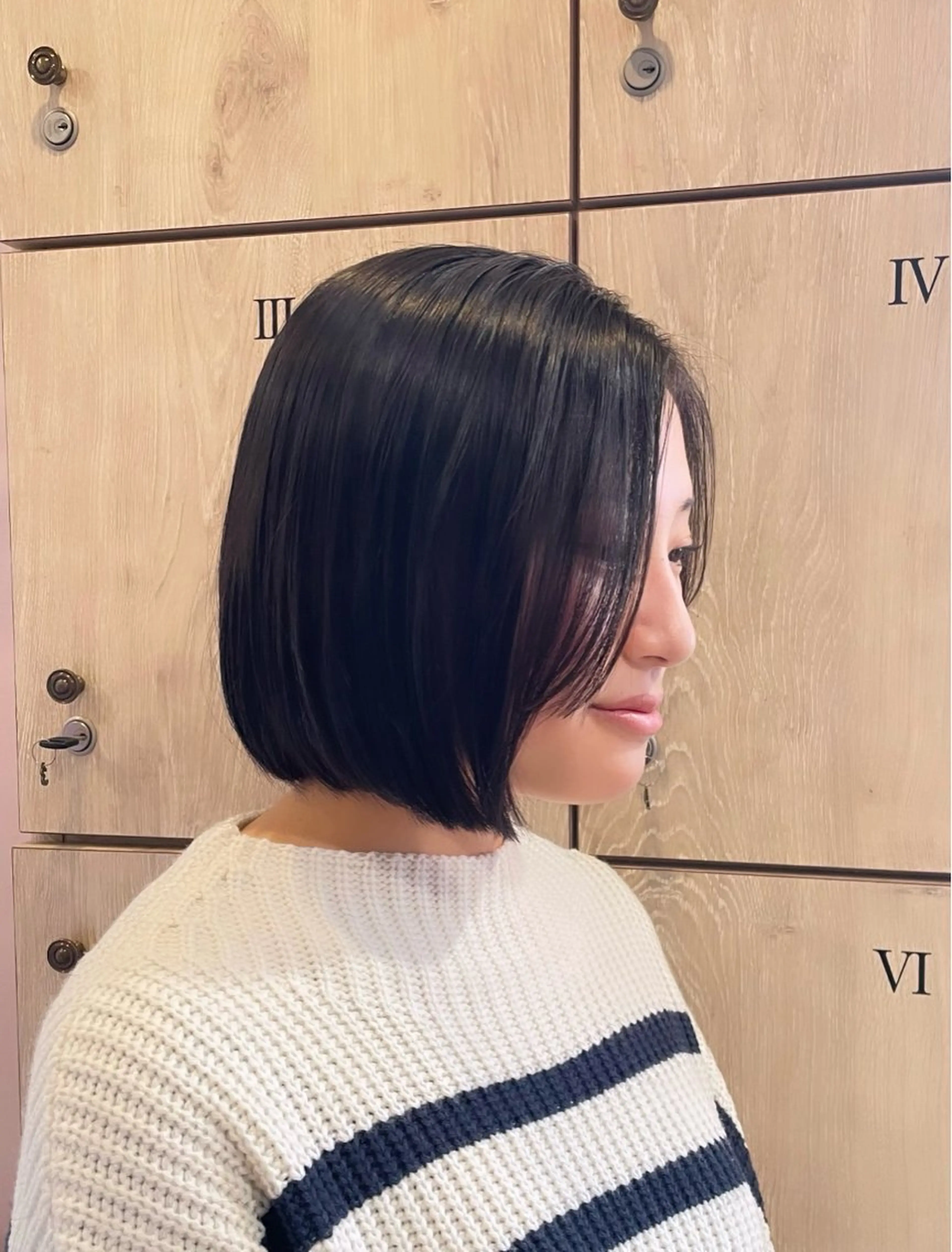 ショート なつき/ 艶カラー/縮毛矯正のヘアスタイル