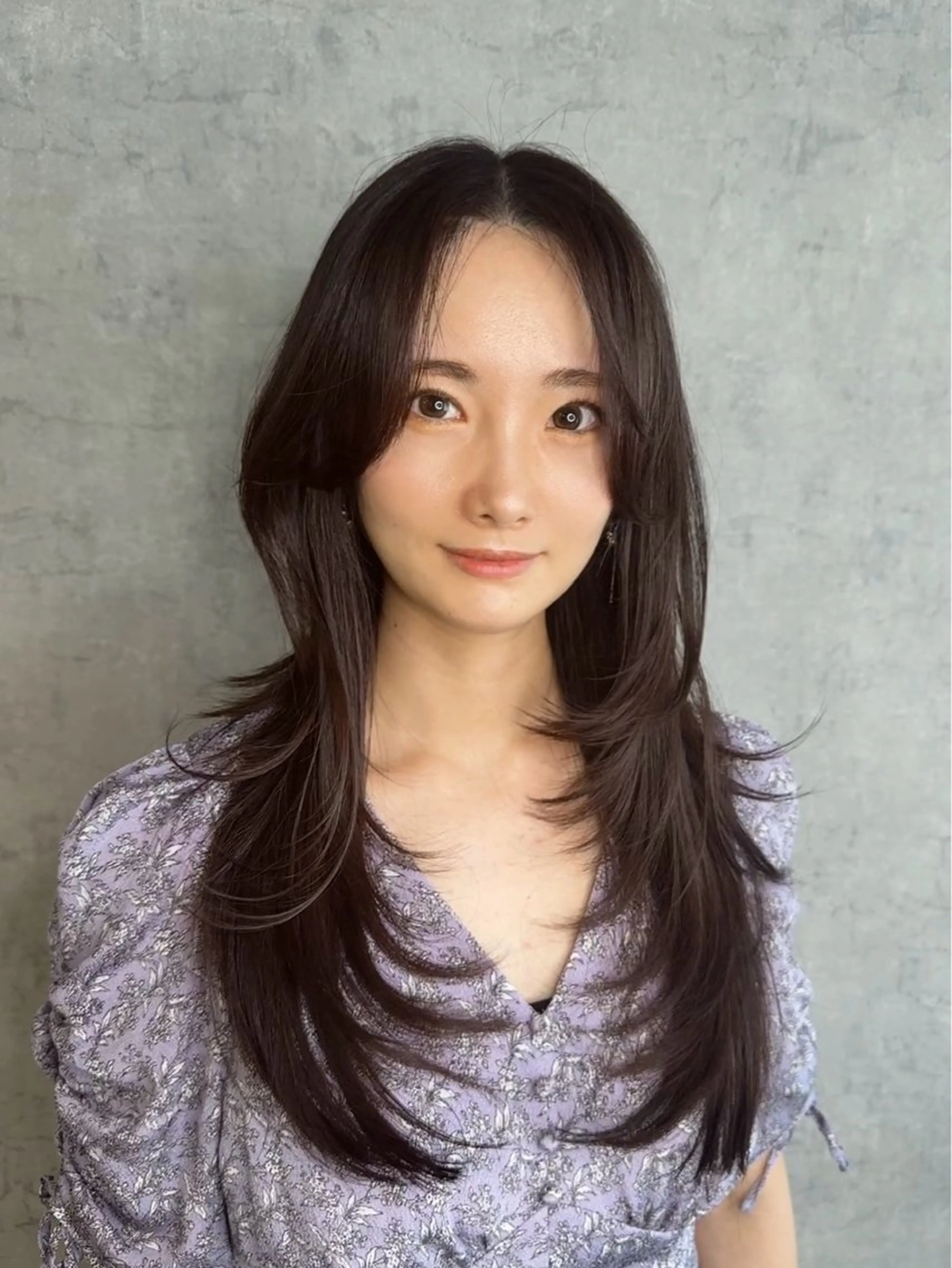 ロング トレンド韓国レイヤー 🇰🇷のんのヘアスタイル