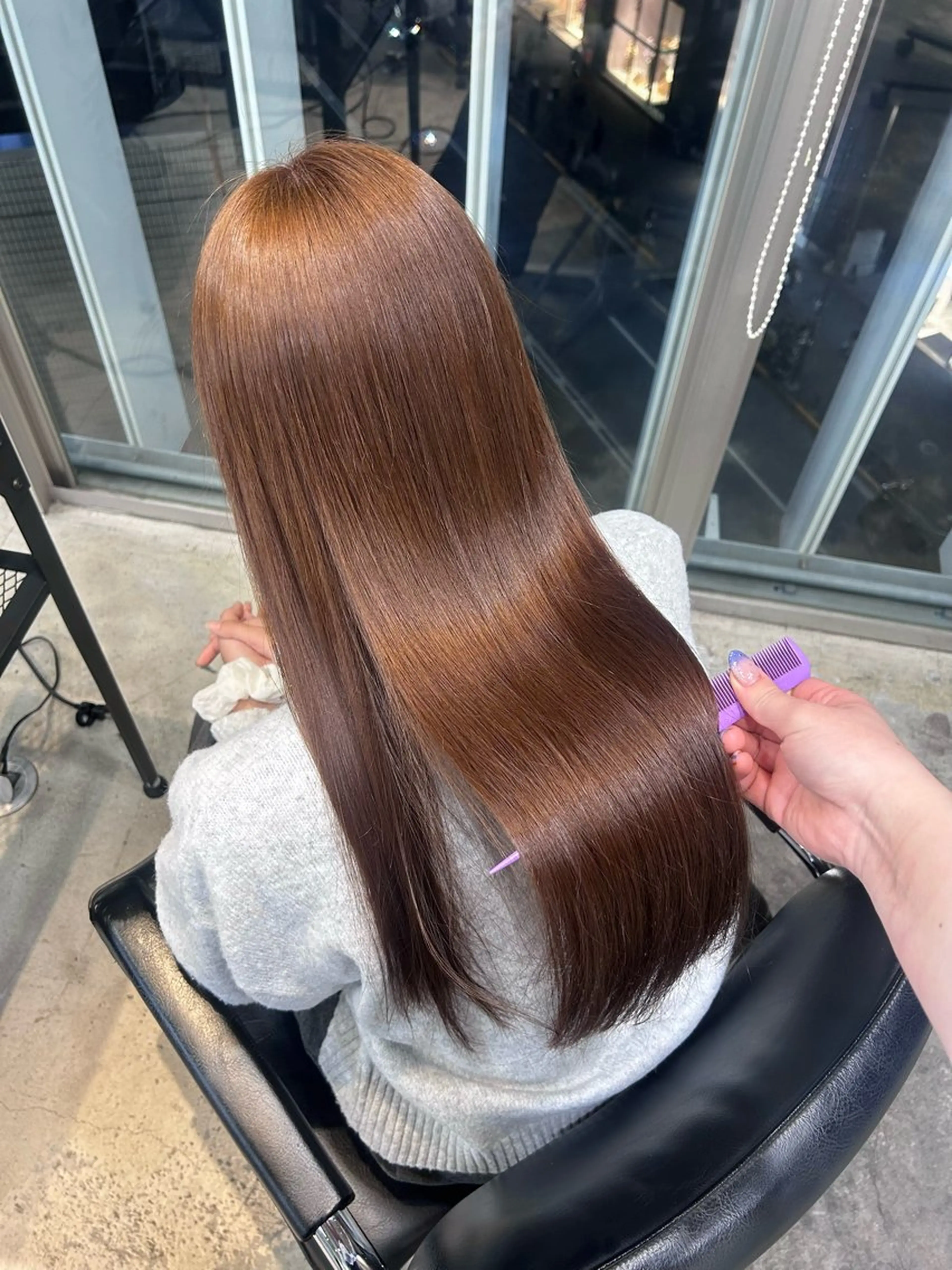 ロング ヘアカラー ブリーチ 🎀 エクステ ♡さや♡のヘアスタイル