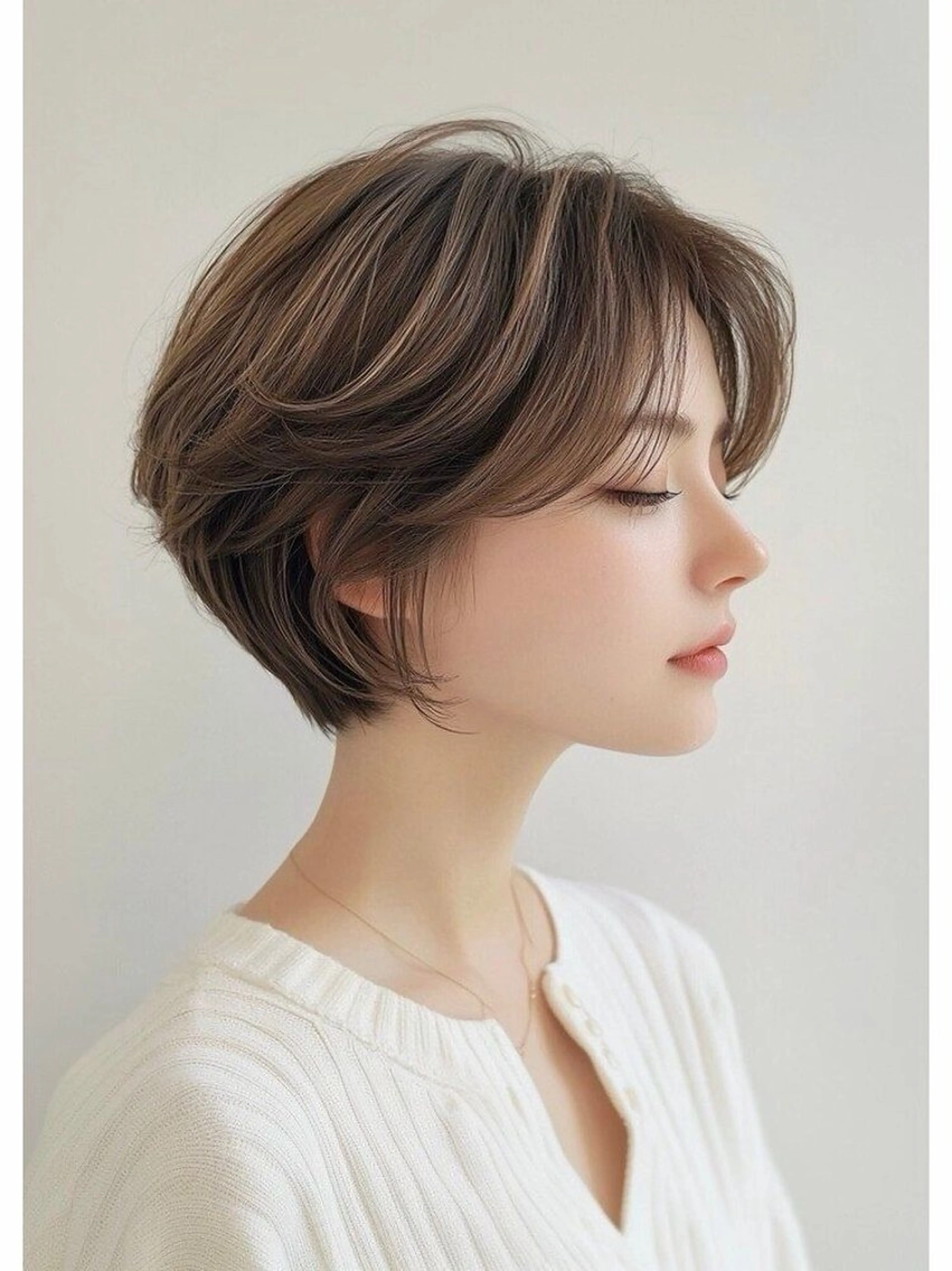 ショート カラー カット ヘアカラー トリートメント 心斎橋/似合わせ カット/ヘアセットのヘアスタイル