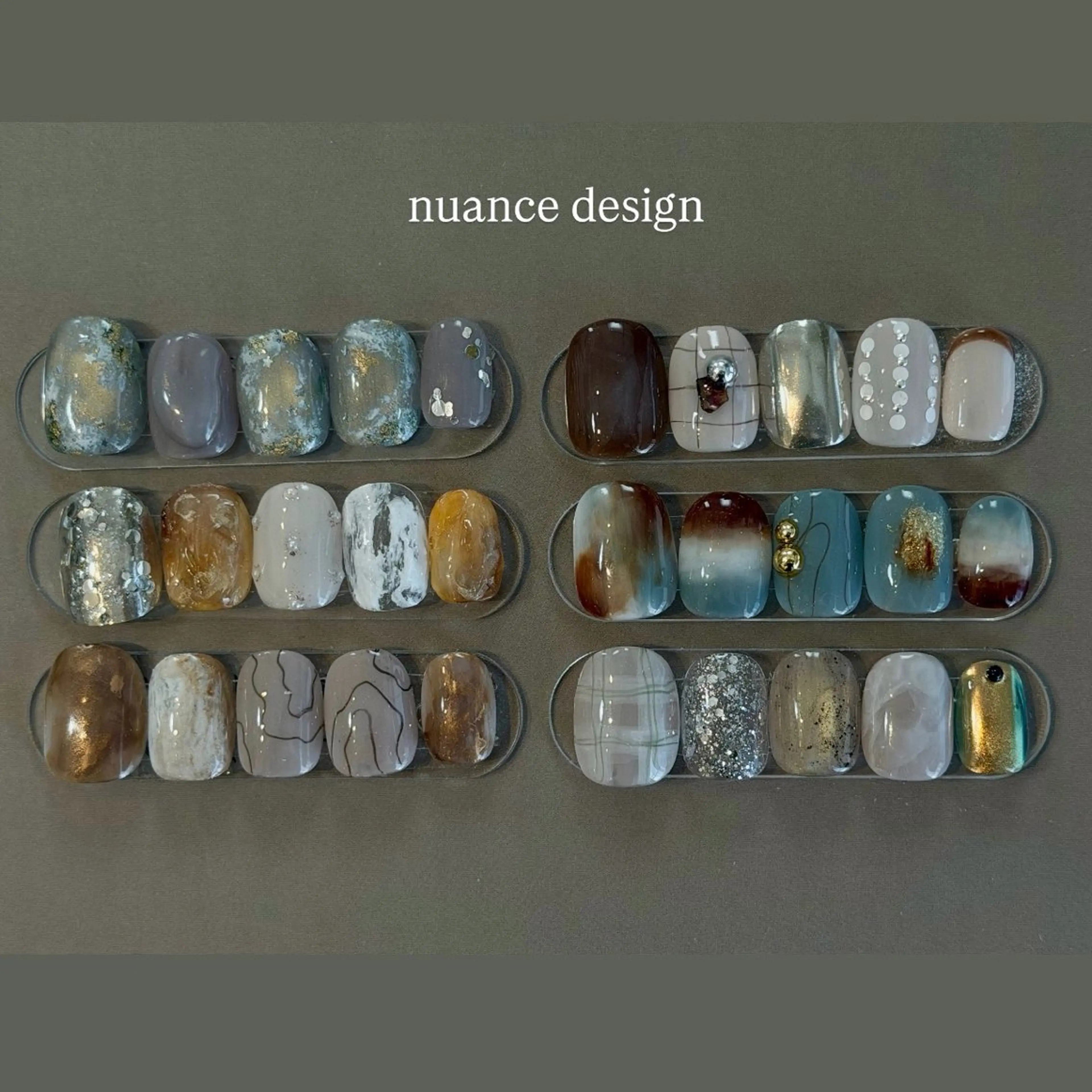 ネイル クリアネイル フラッシュネイル フラッシュマグ フレンチネイル マグネットネイル ハンドネイル Luana所属・Luana nailのネイルデザイン