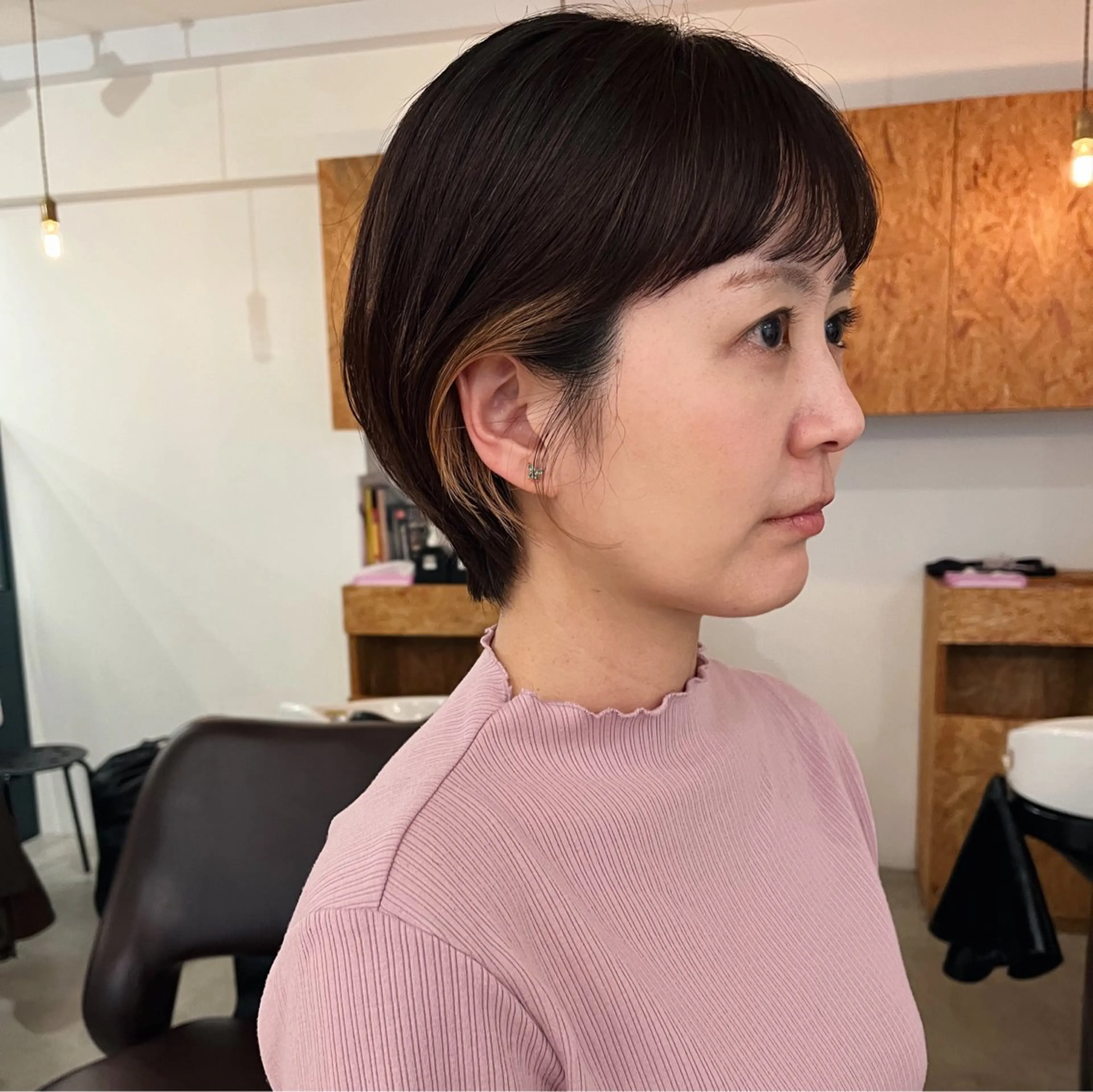 ショート ショートヘア 暖色/パーマ 🌼クニトウメイのヘアスタイル