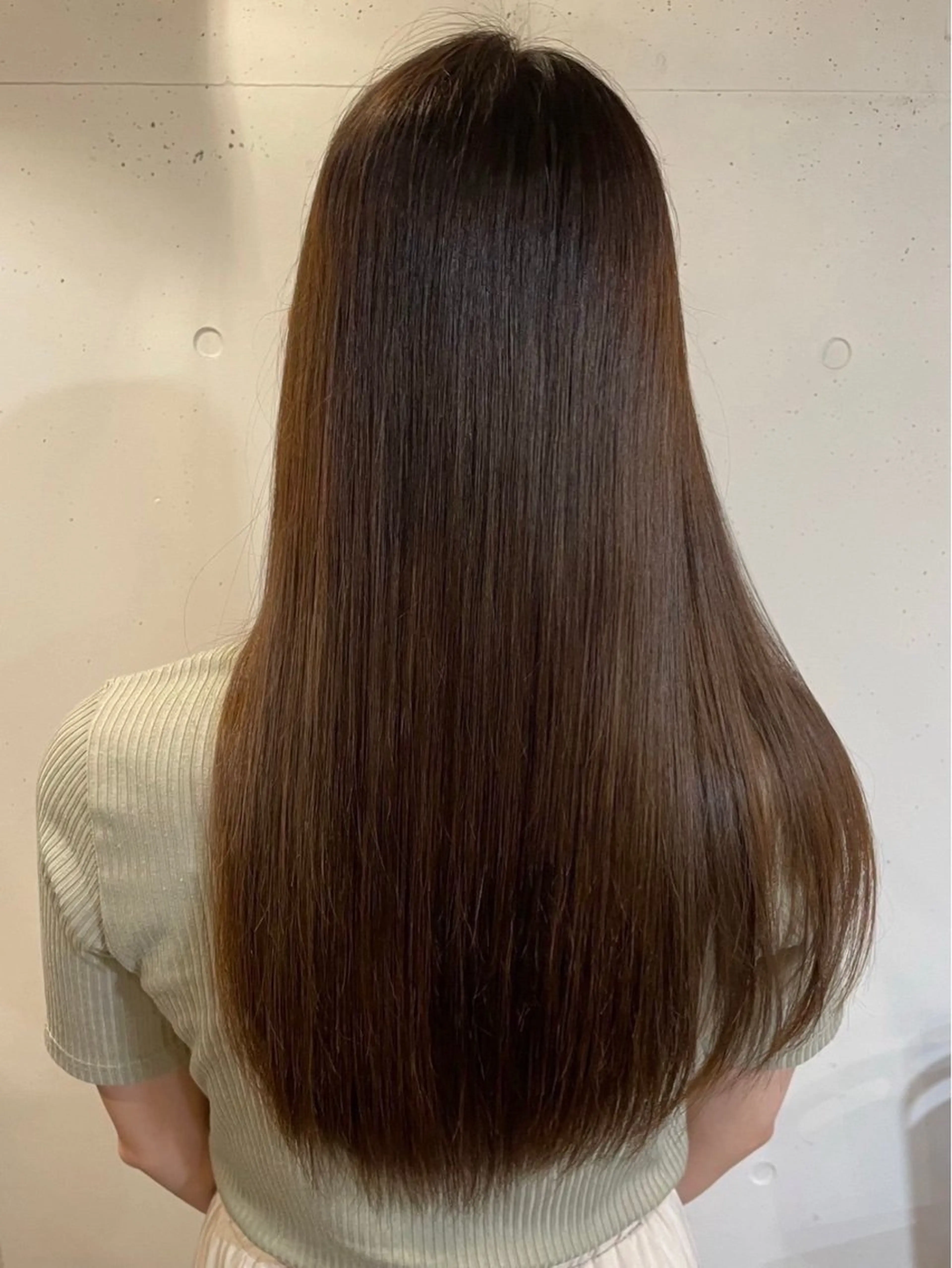 ロング 🩶透明感カラー/ 縮毛矯正LUNA🩶のヘアスタイル