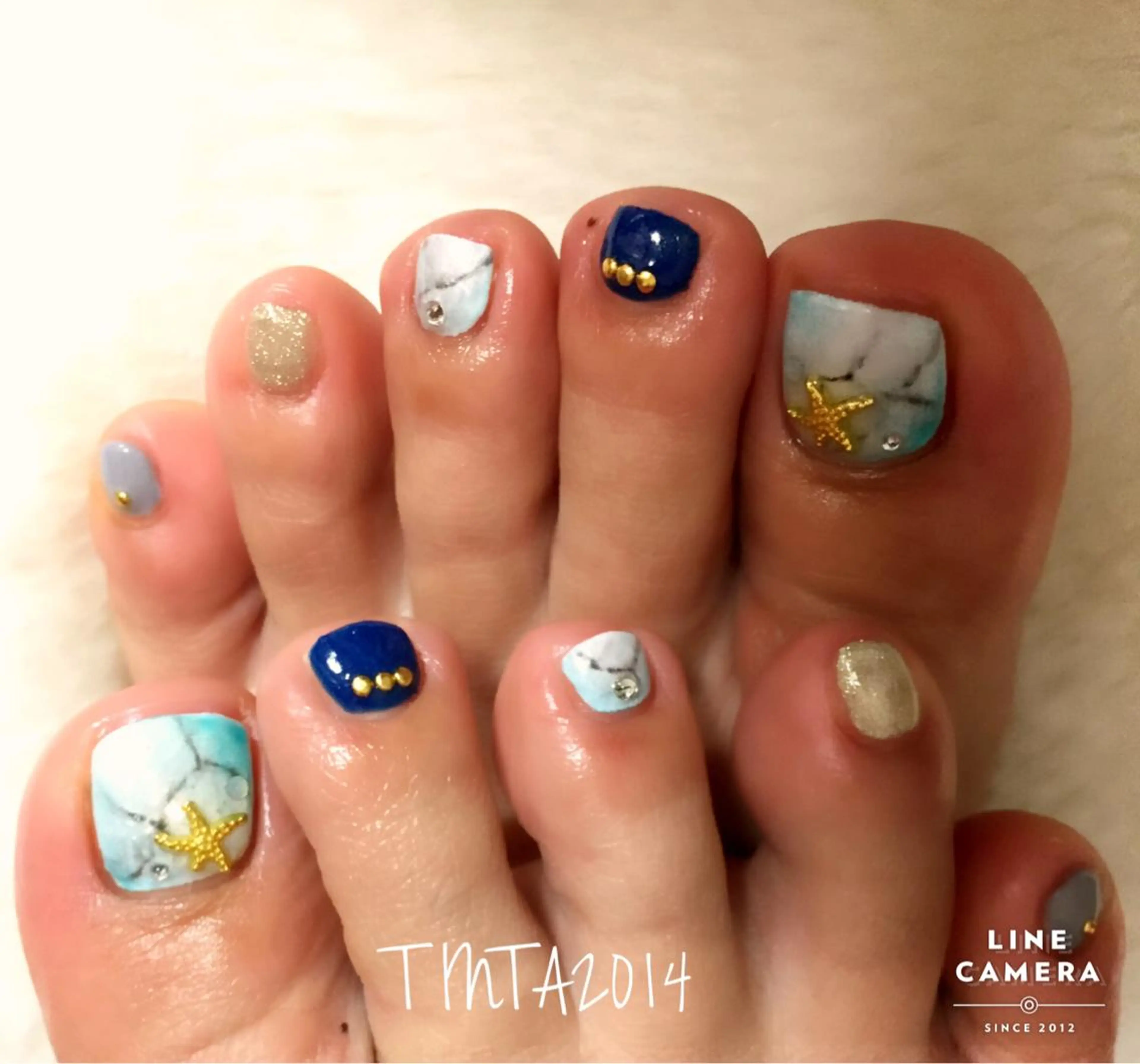 ネイル フットネイル ネイルサロン ティンタ所属・馬場 典子のネイルデザイン