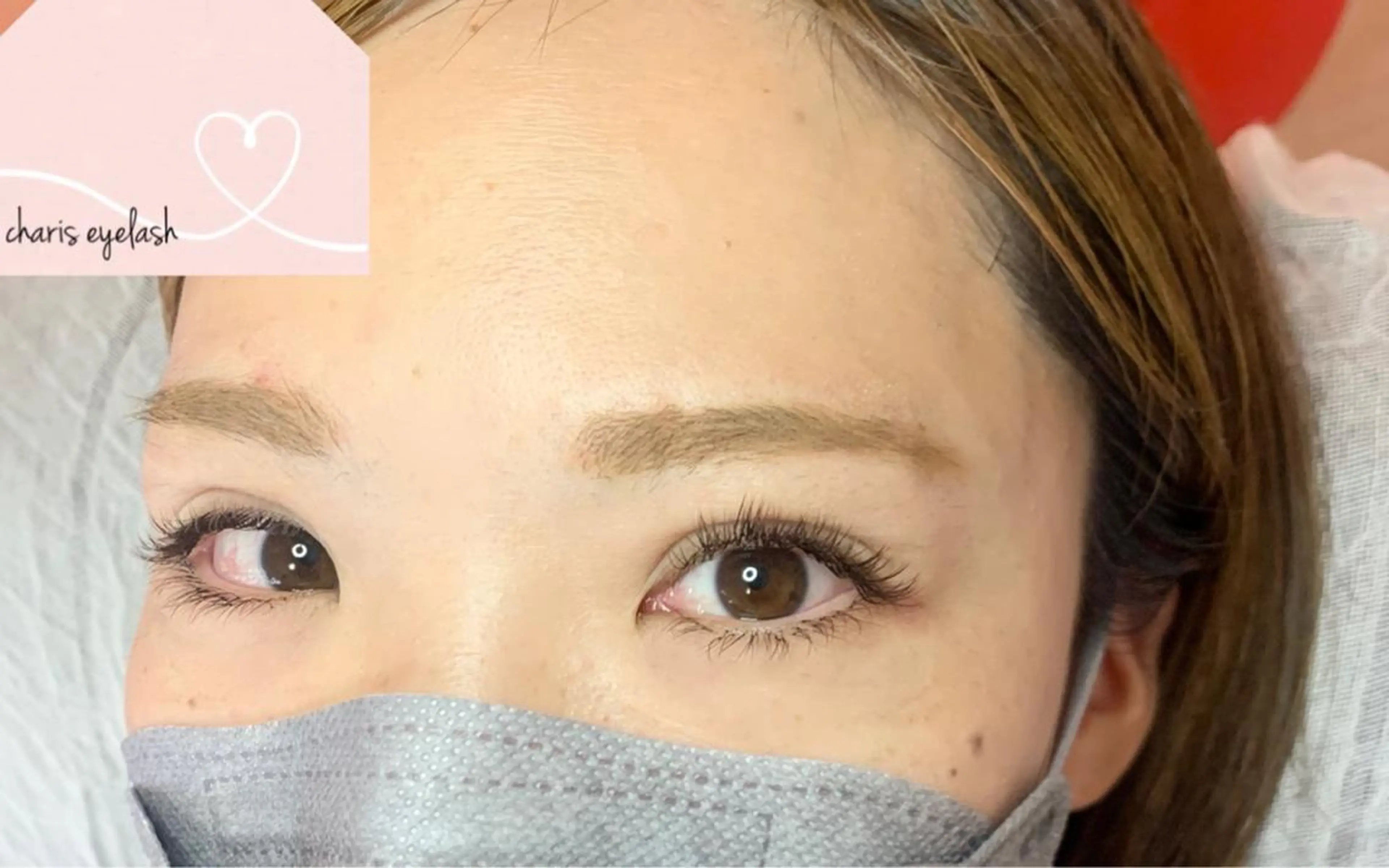 マツエク・マツパ 付け放題 カラーマツエク フラットラッシュ 下まつげエクステ マツエク charis✳︎ kiのマツエク・マツパデザイン