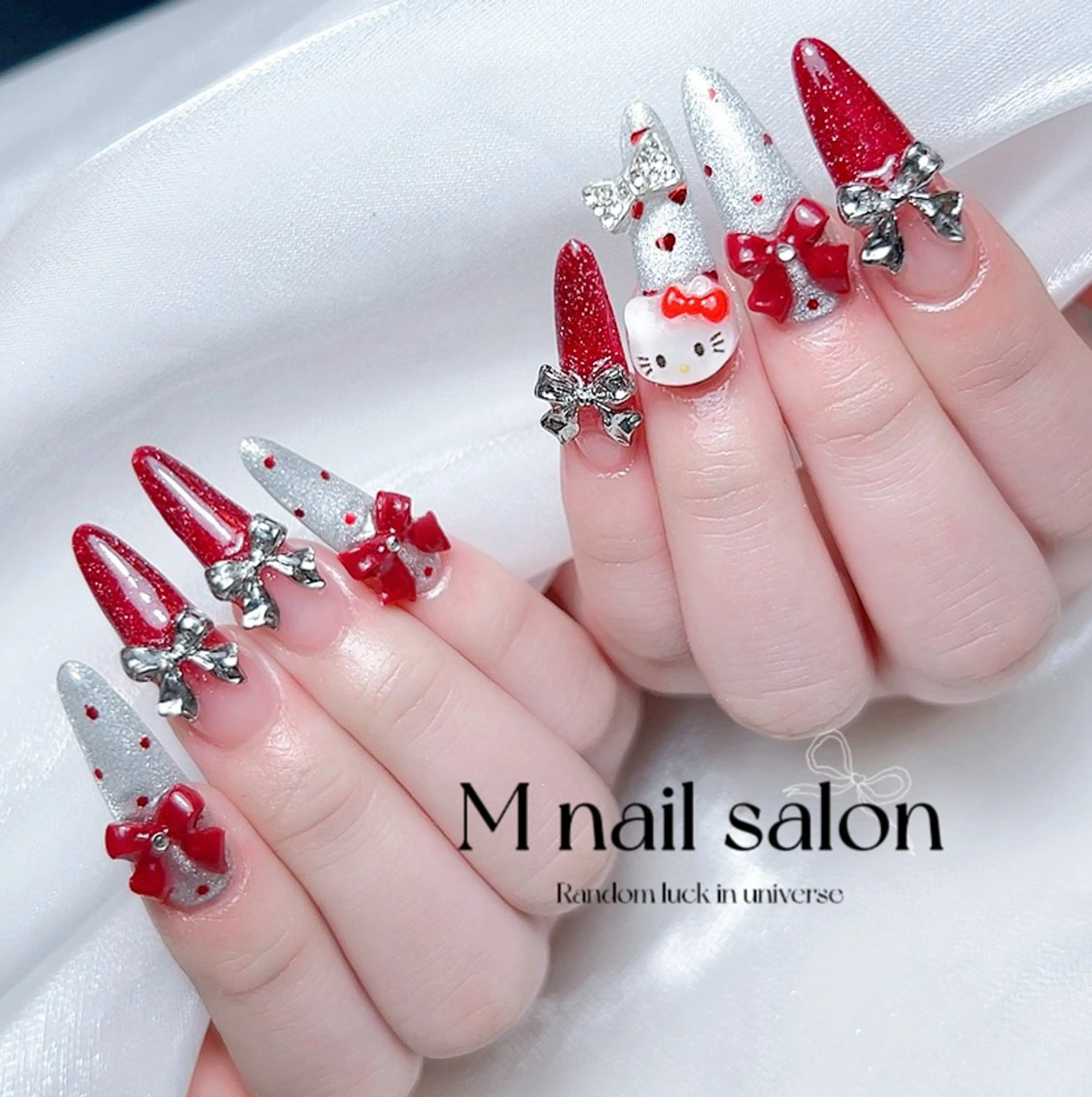 ネイル ハンドネイル M🌷nail 長さだし専門店のネイルデザイン