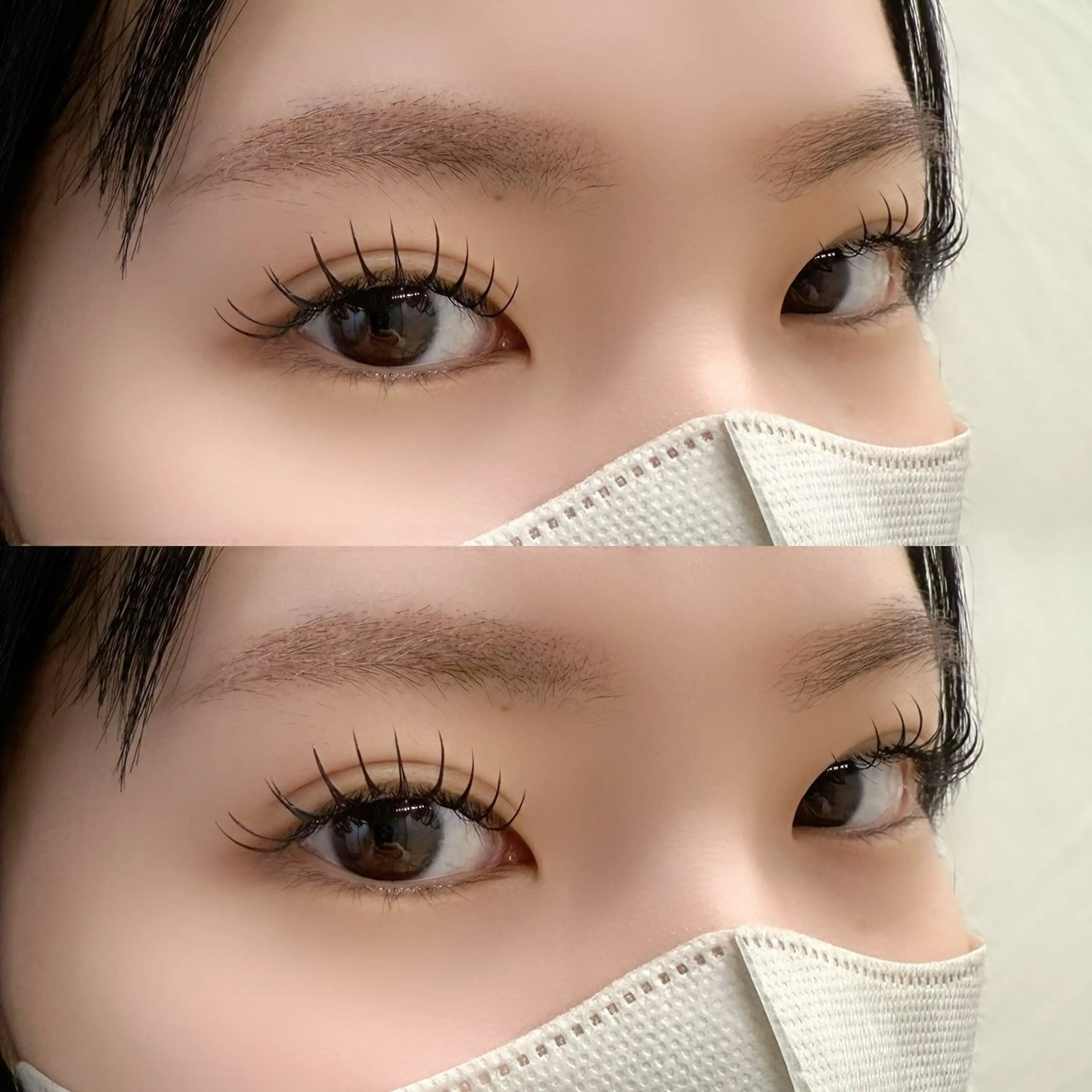 マツエク・マツパ 束感まつ毛 Dカール フラットラッシュ マツエク Rayel 天王寺のマツエク・マツパデザイン