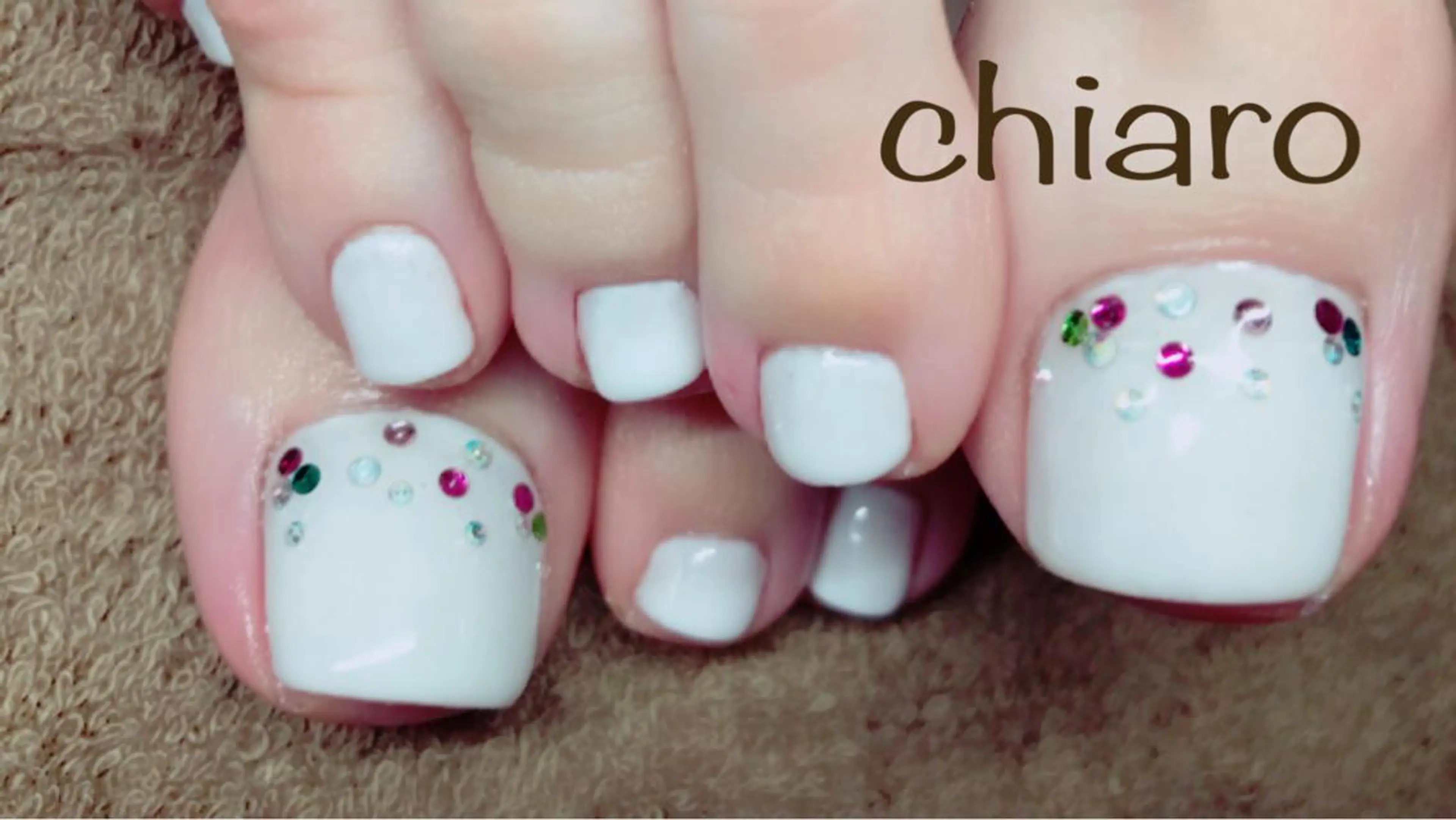 ネイル フットネイル 神崎 千秋のネイルデザイン