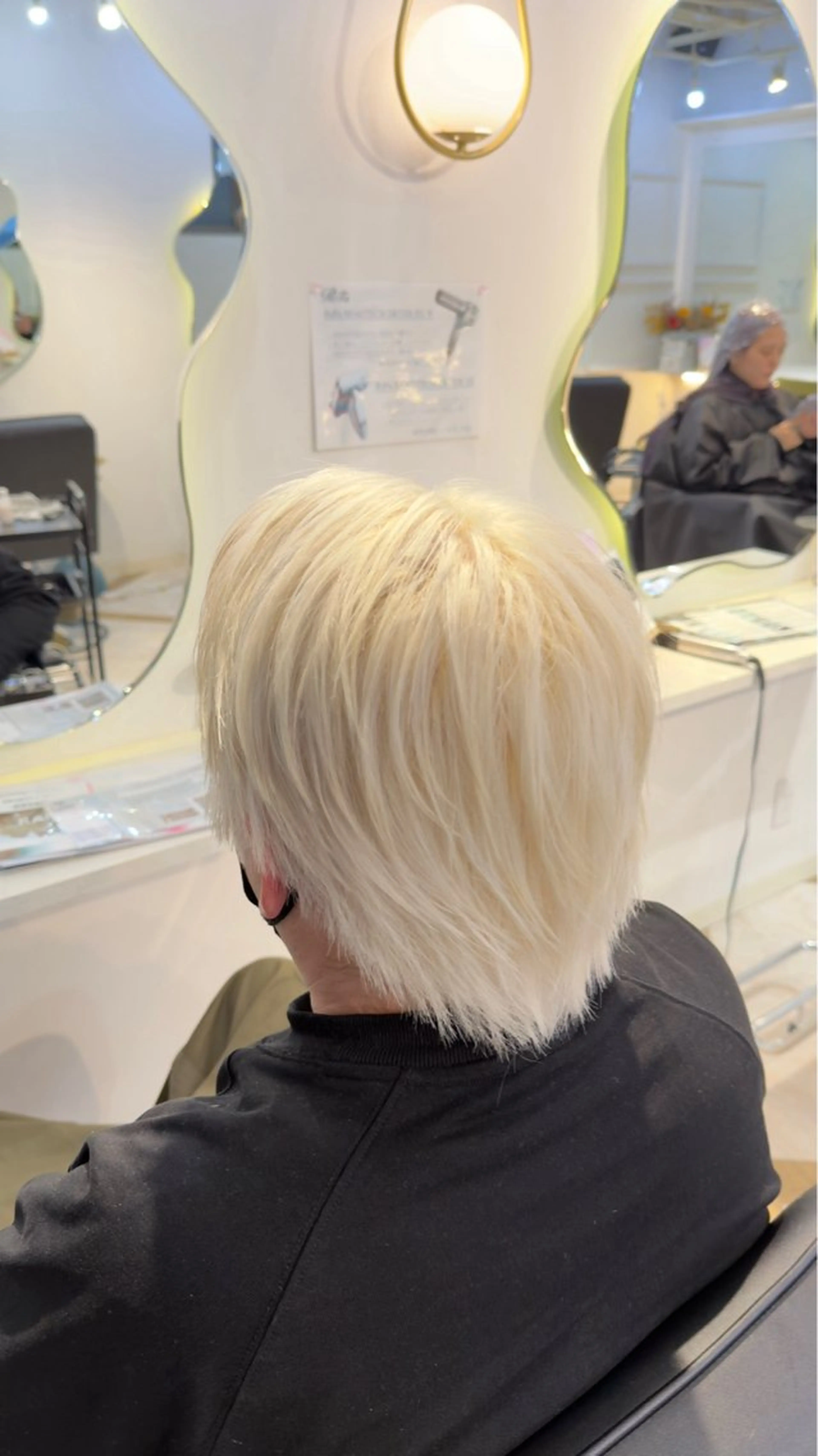 カラー メンズ ヘアカラー トリートメント せいと/レイヤー/ ハイトーン/艶髪のヘアスタイル