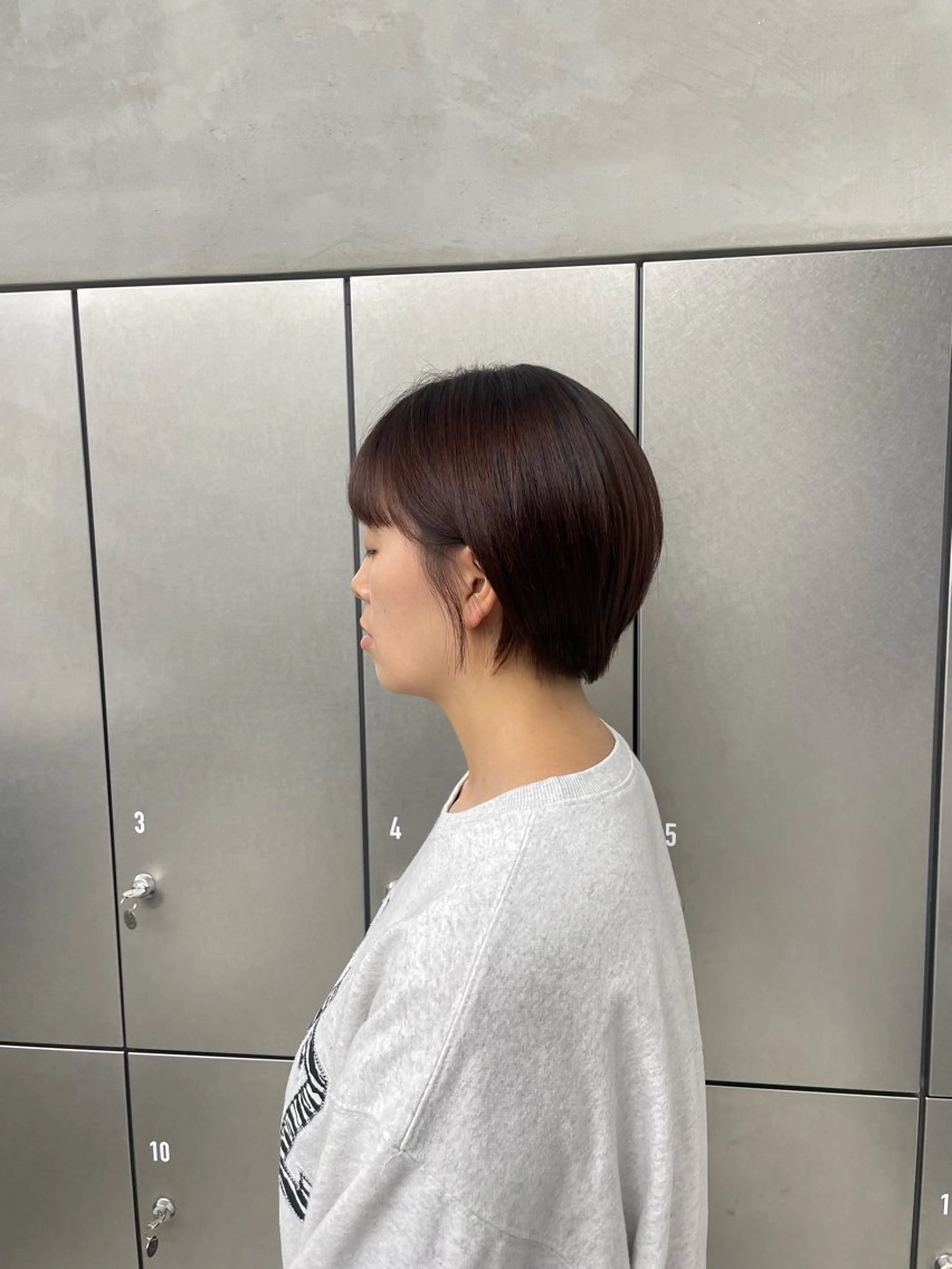 ショート カラー ショートボブ ベージュカラー ピンクカラー ピンクベージュ ボブ 【カットモデル募集 中】菊池のヘアスタイル