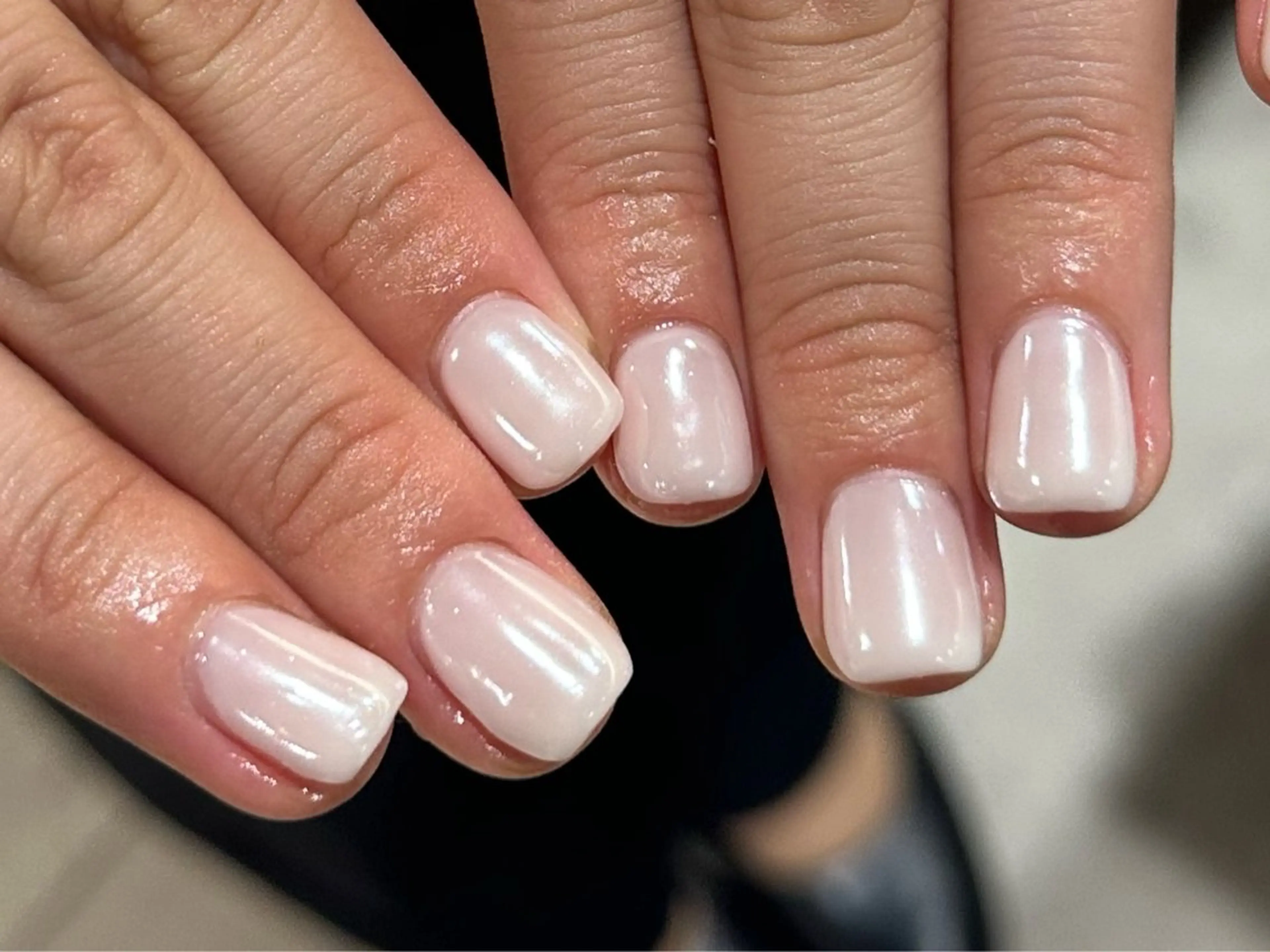 ネイル ホワイト ハンドネイル kano🫧 指名No.1💫のネイルデザイン