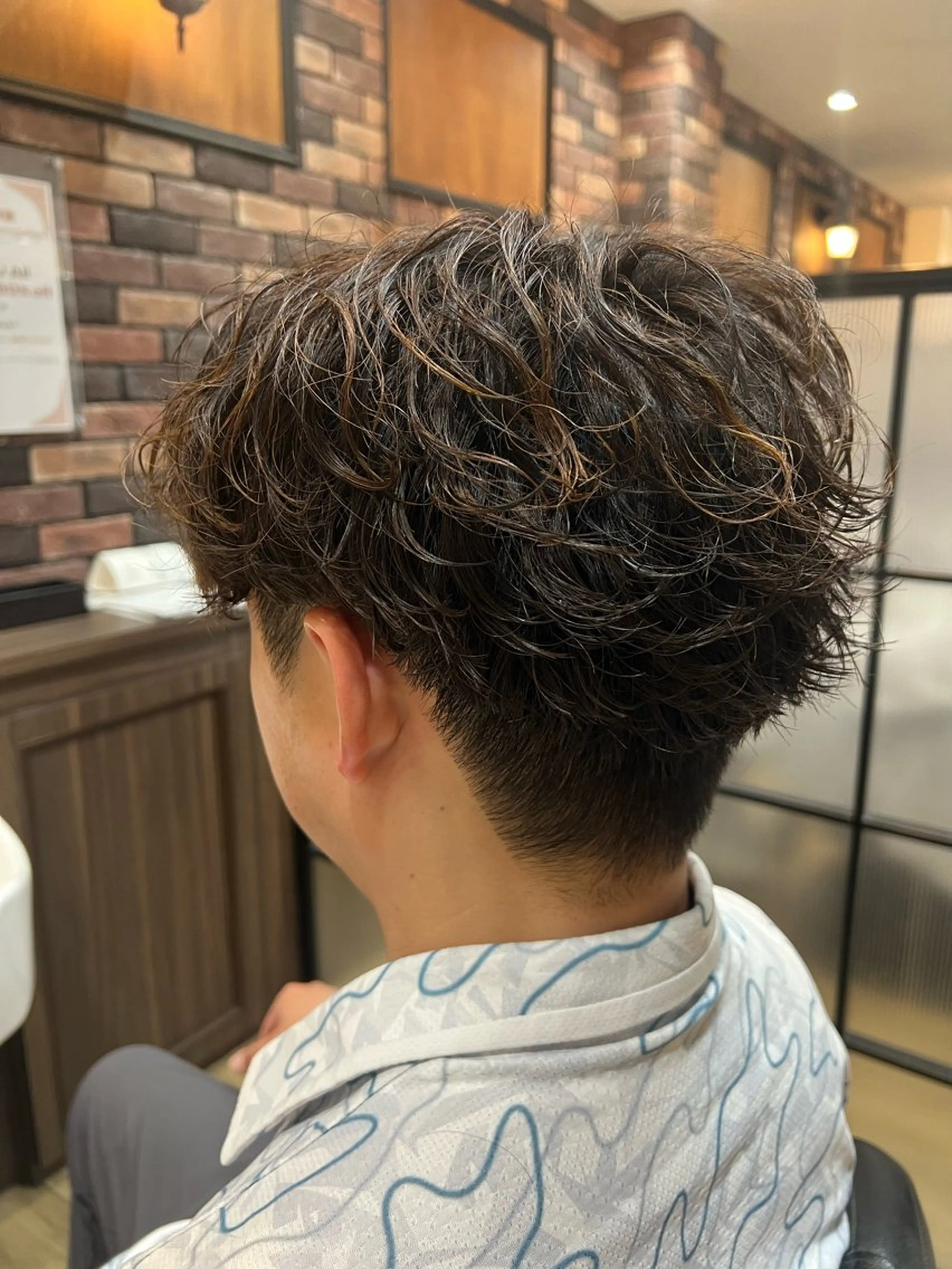 パーマ メンズ パーマ／メンズ ／ピンパーマ/横山のヘアスタイル