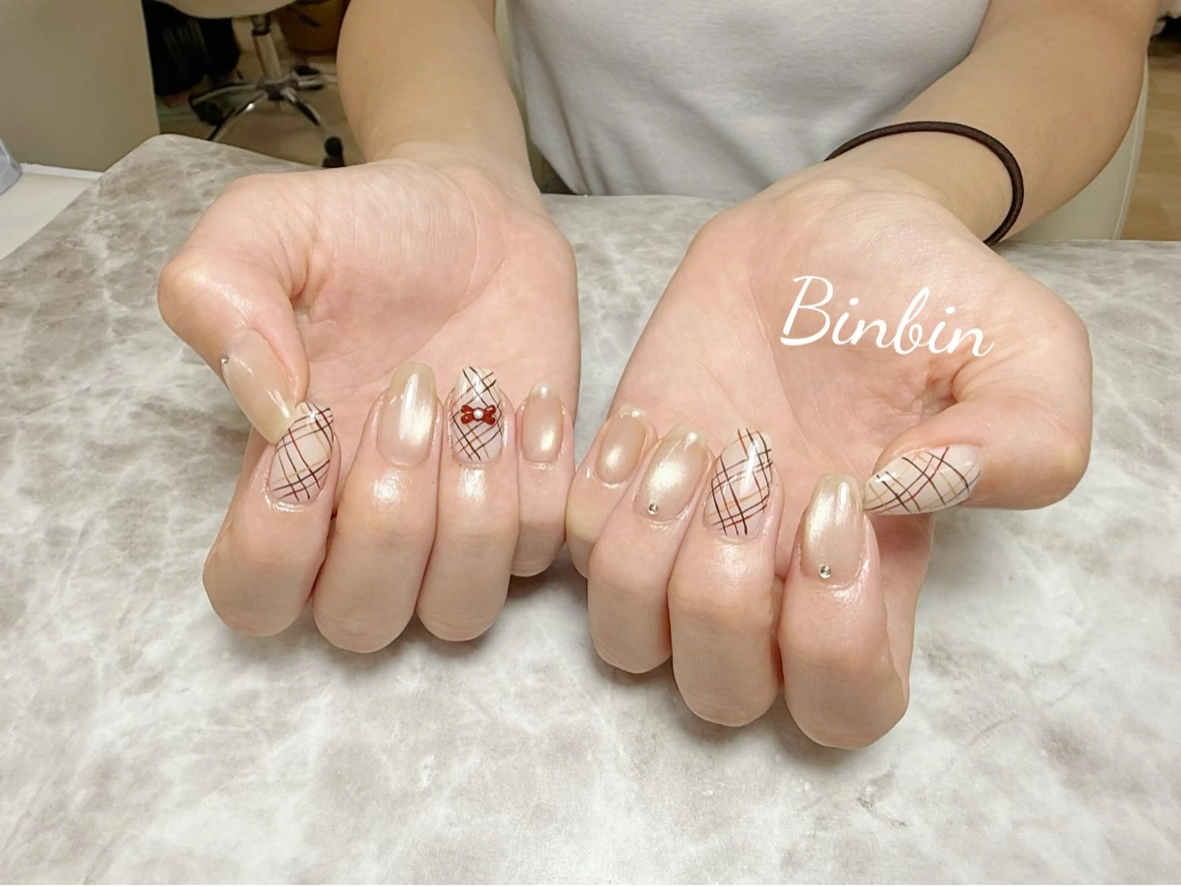 ネイル ハンドネイル ハンドケア 閨匠ビューティサロン 新橋店♡BinBinのネイルデザイン