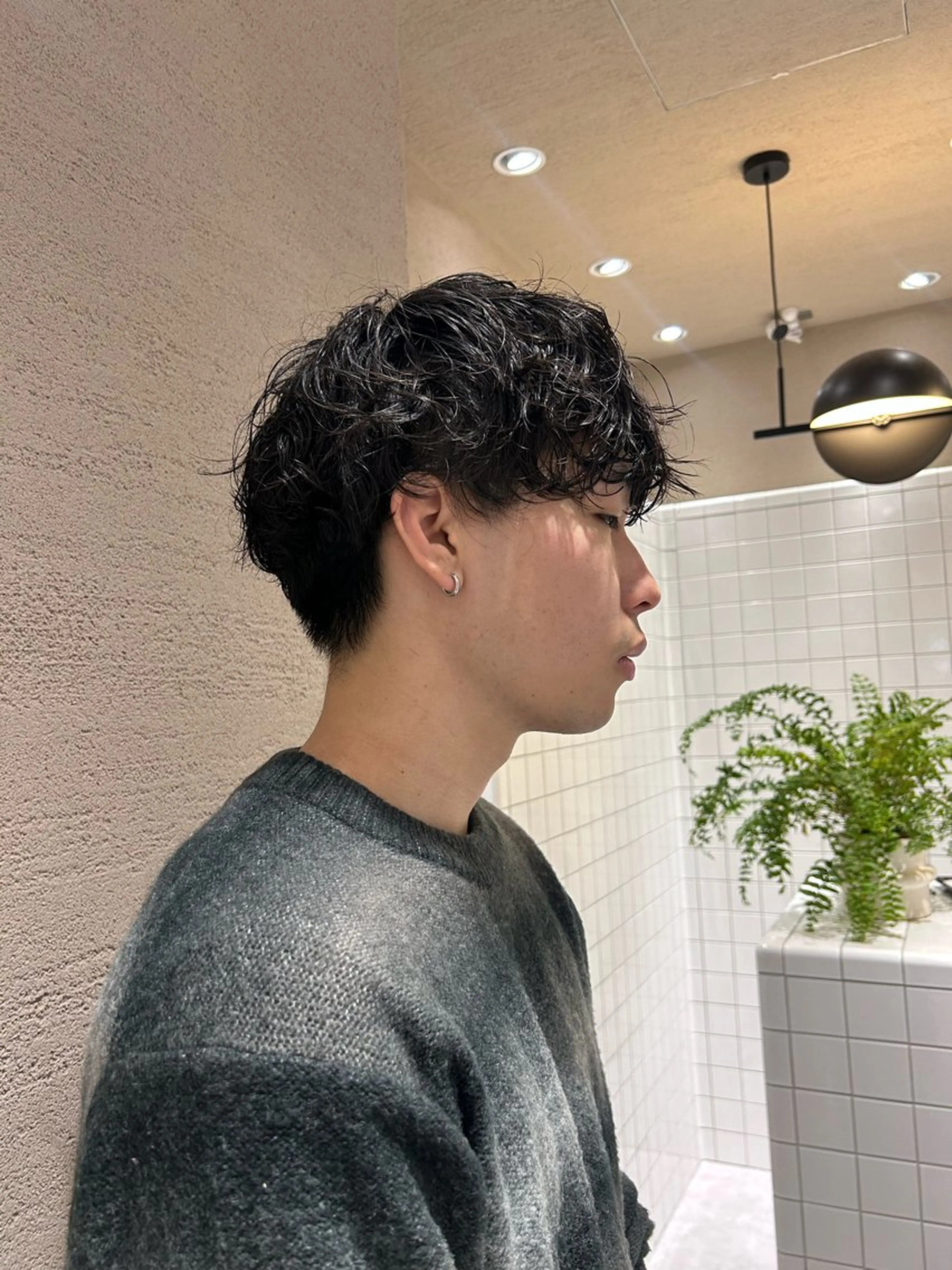 ショート パーマ SALOWIN 新宿三丁目me+所属・レイヤー/ボブ/ パーマ/HARUKAのヘアスタイル