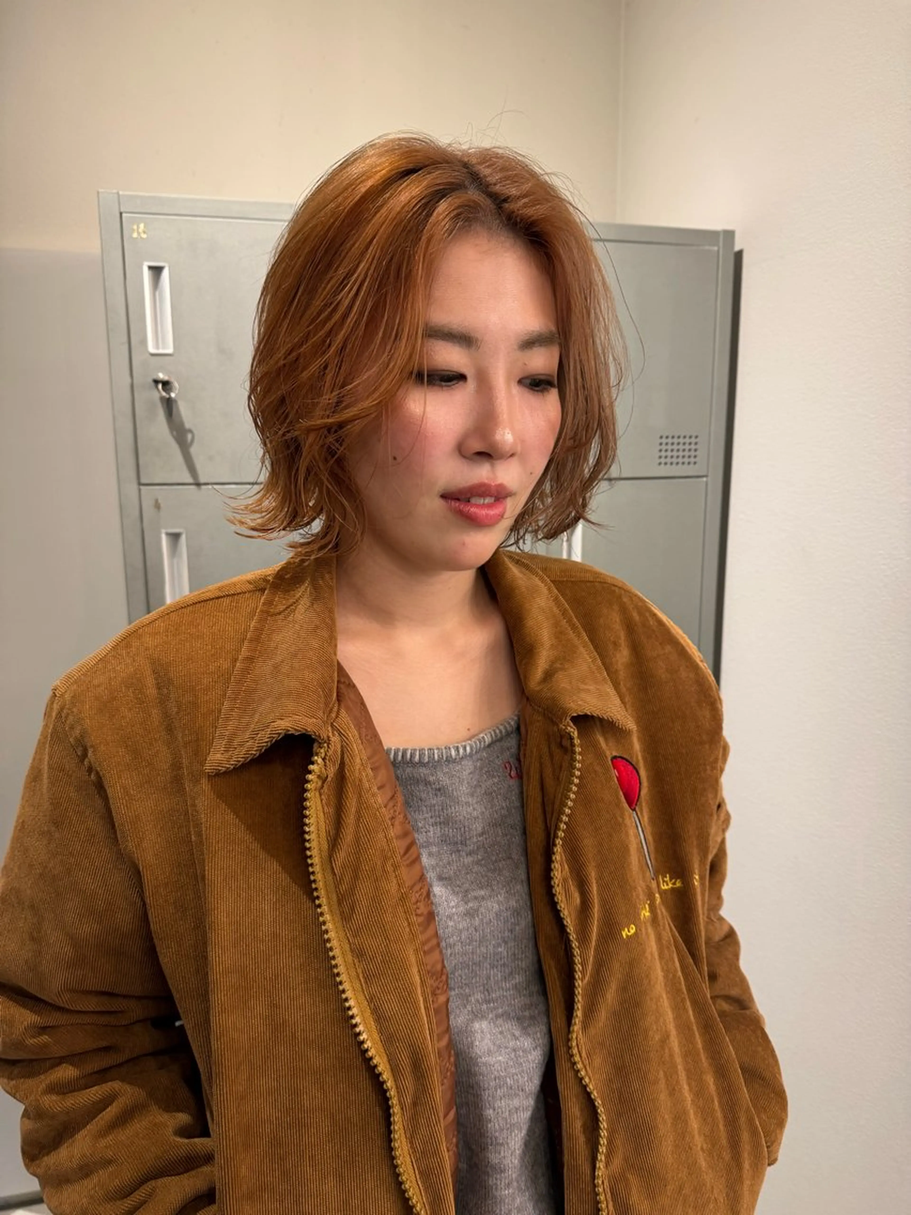 ミディアム カラー ヘアカラー トリートメント ブリーチ/アレンジ 天満/chihiroのヘアスタイル