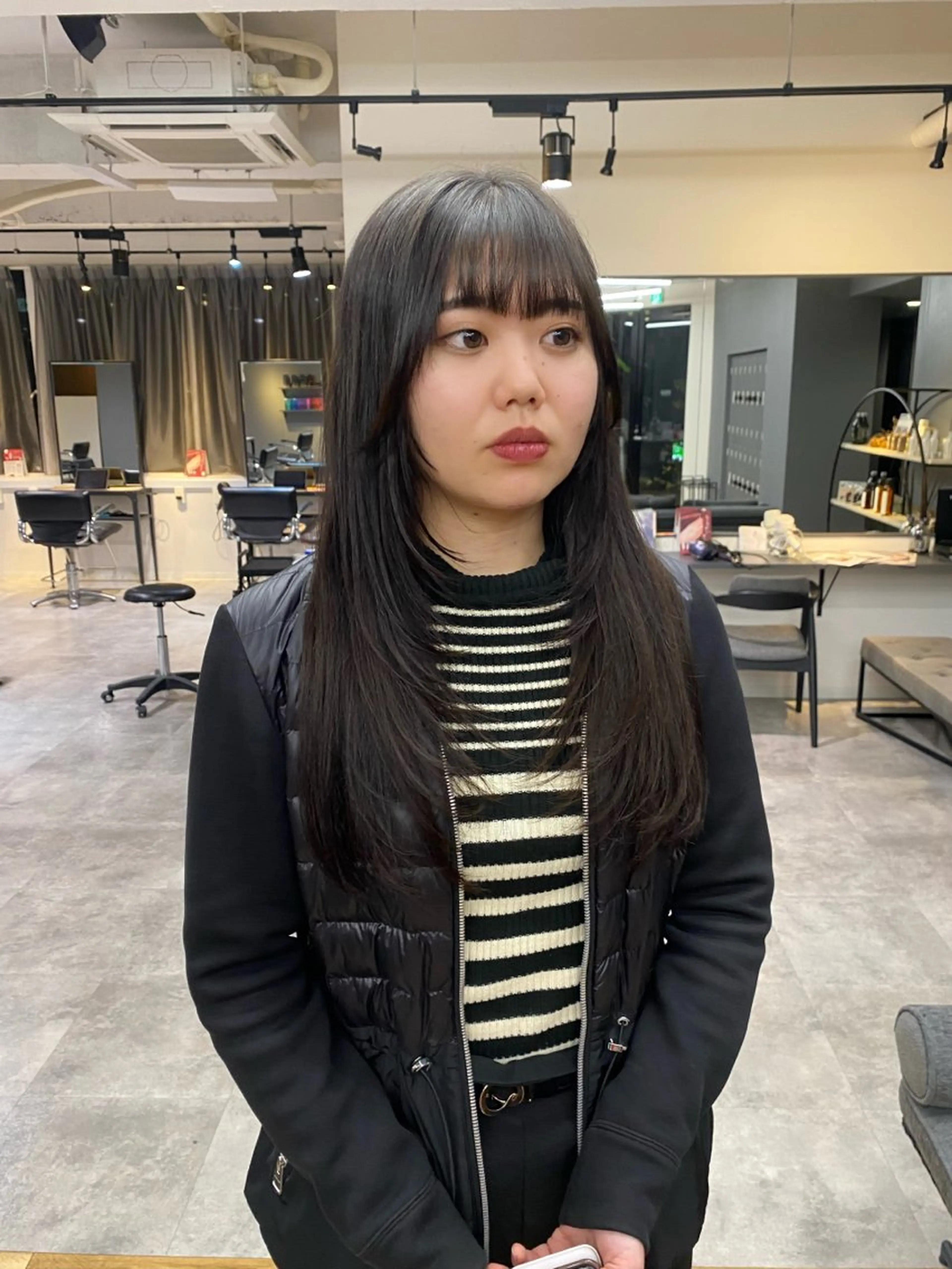 ロング 重里 瑠花のヘアスタイル