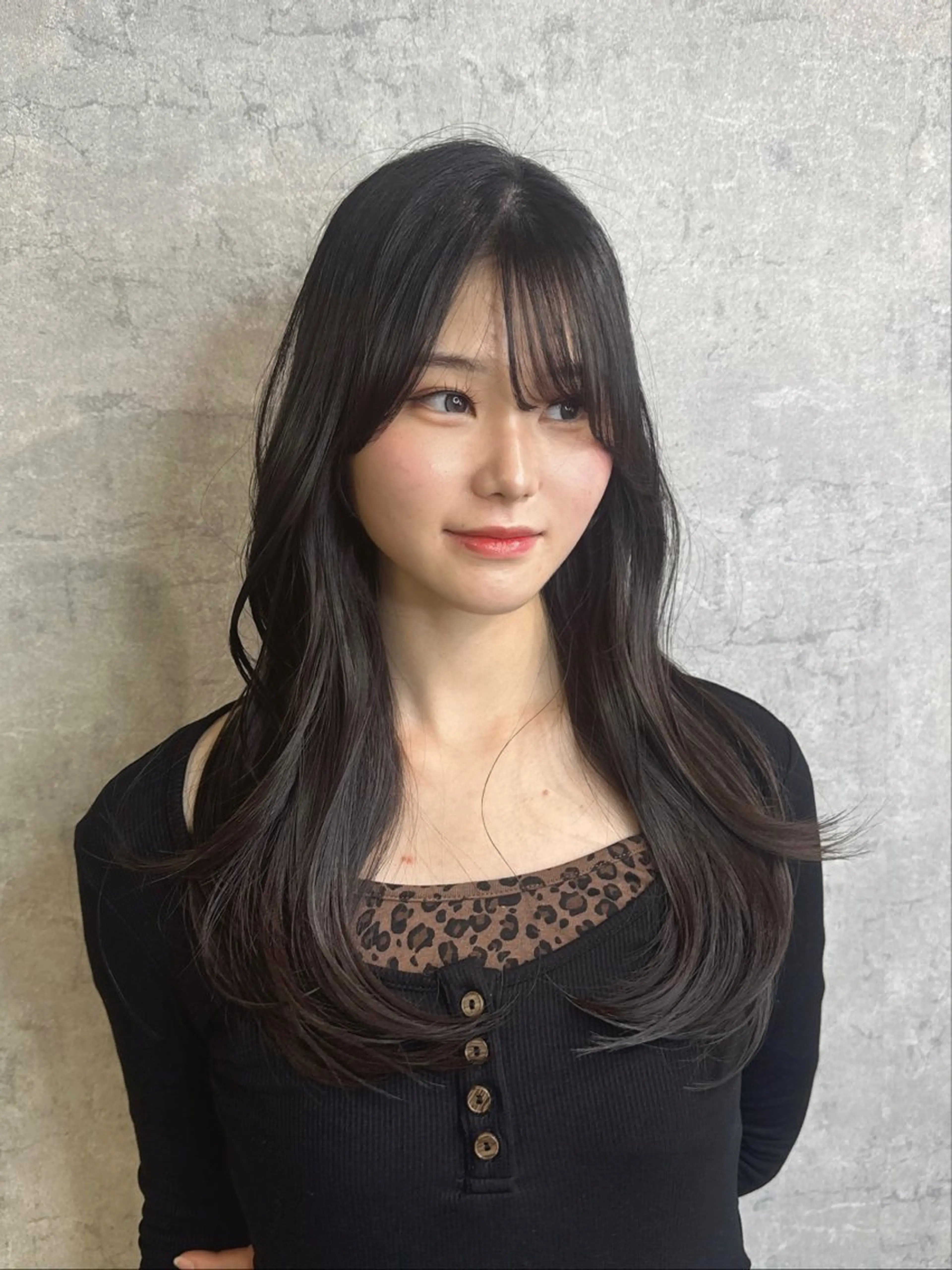 セミロング トレンド韓国レイヤー 🇰🇷のんのヘアスタイル