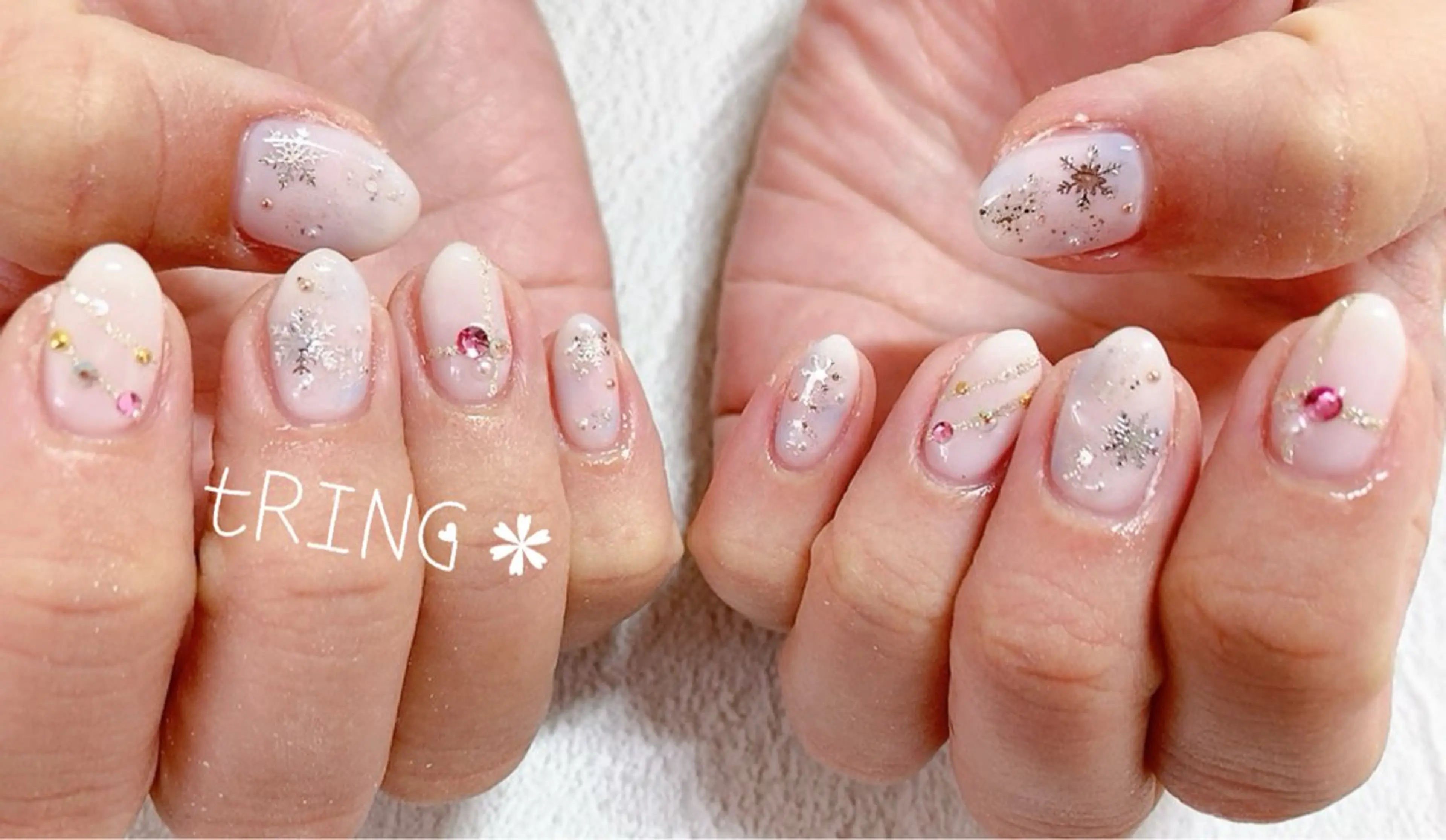 ネイル ハンドネイル tRING＊ しいの木台のネイルデザイン