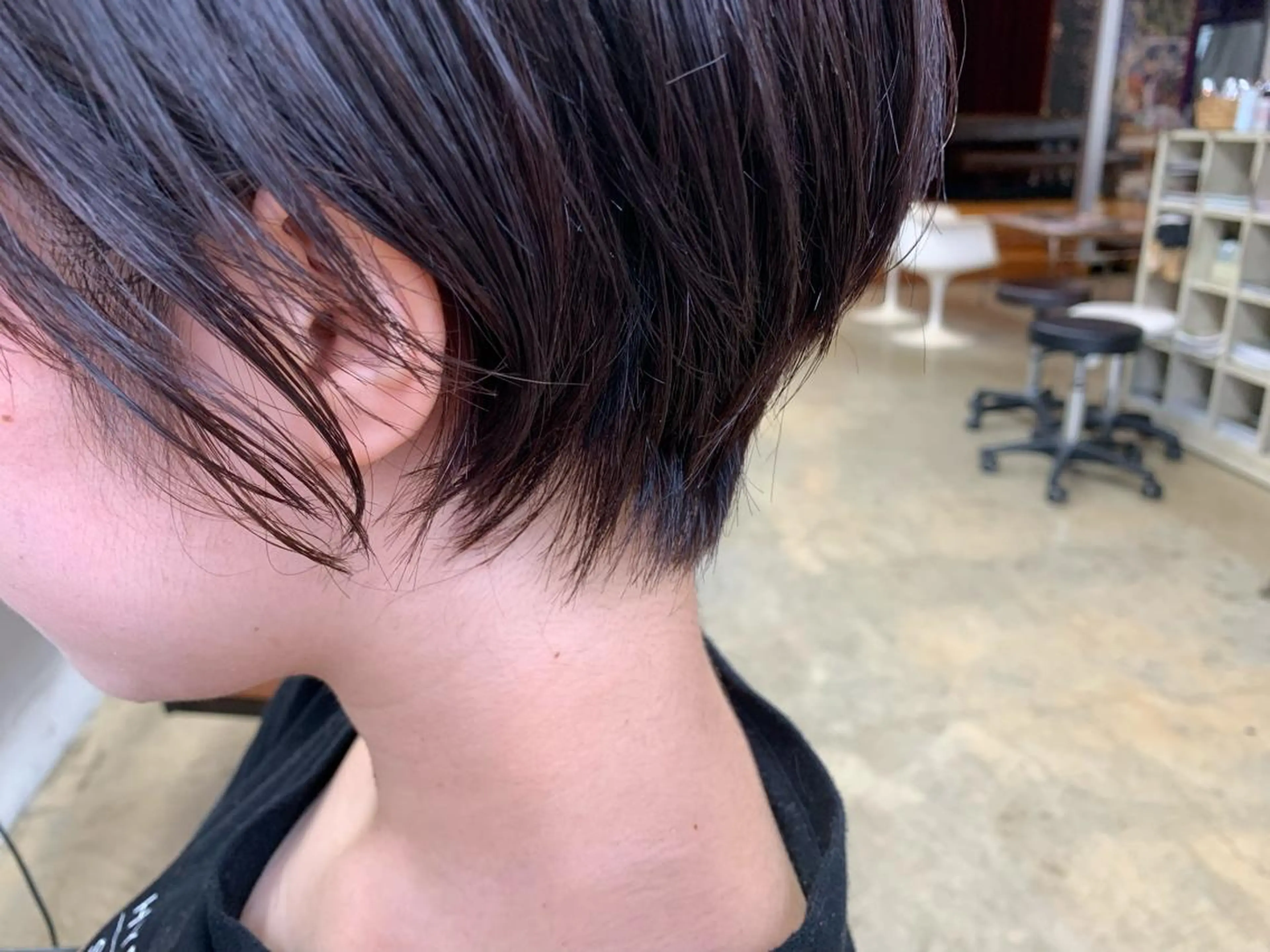 ショート カット パーマ 相田 優子のヘアスタイル