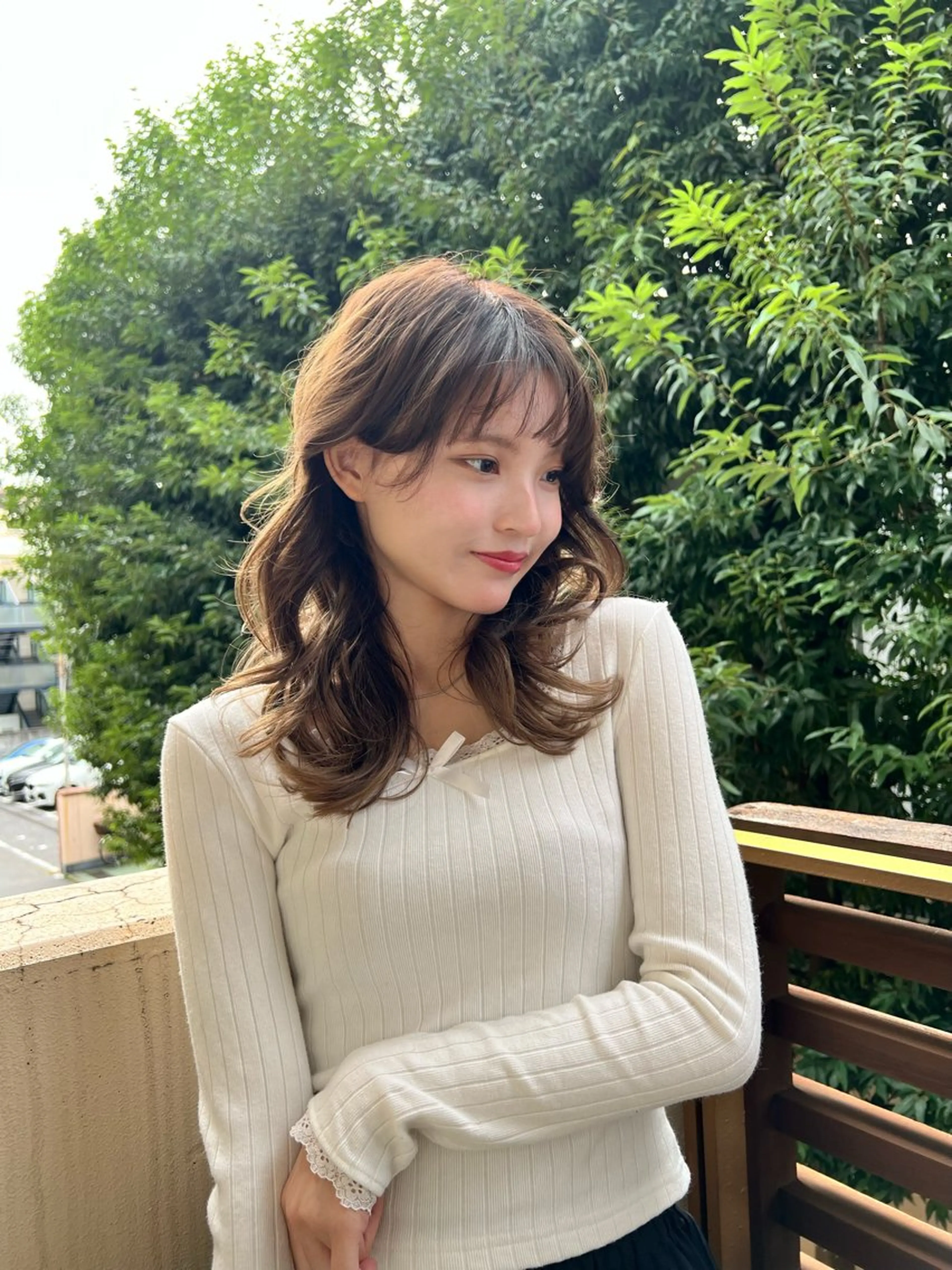 セミロング カラー 茂木 未海のヘアスタイル