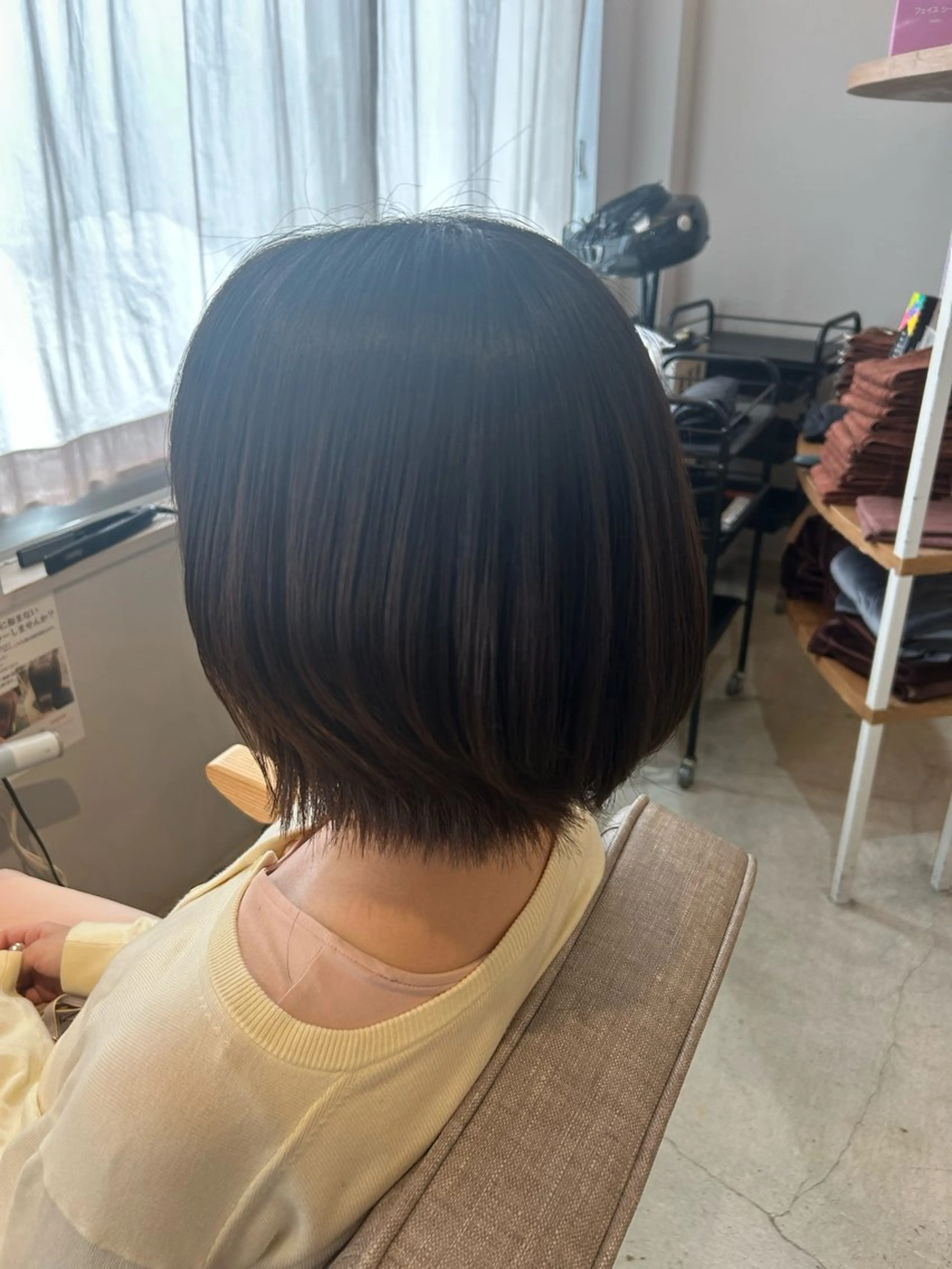 ショート ボブ くびれヘア ✂ショートボブ専門 津川里緒✨️のヘアスタイル