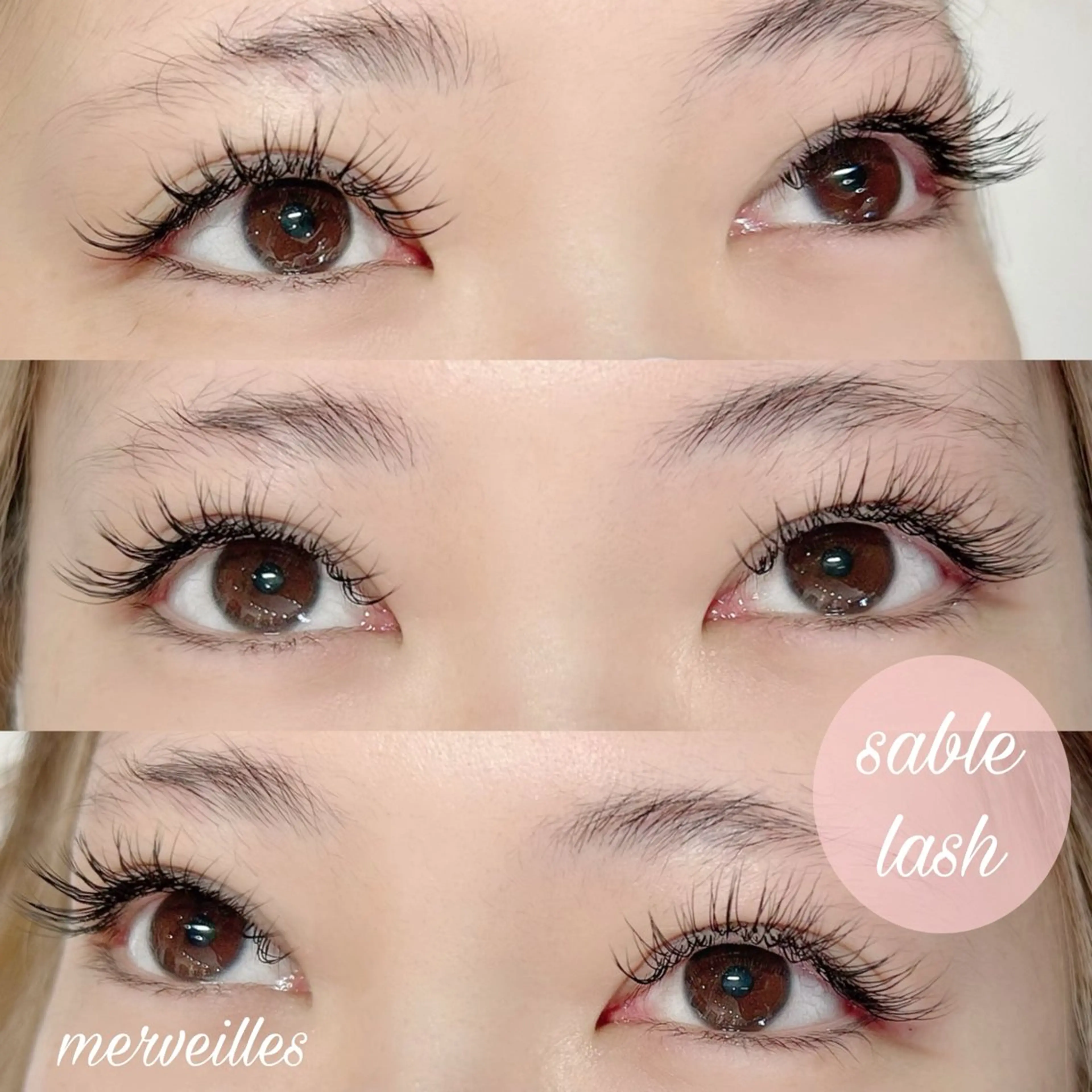 マツエク・マツパ 付け放題 セーブル マツエク merveilles所属・まつげ/整体/にきび ・アトピー専門サロンのマツエク・マツパデザイン