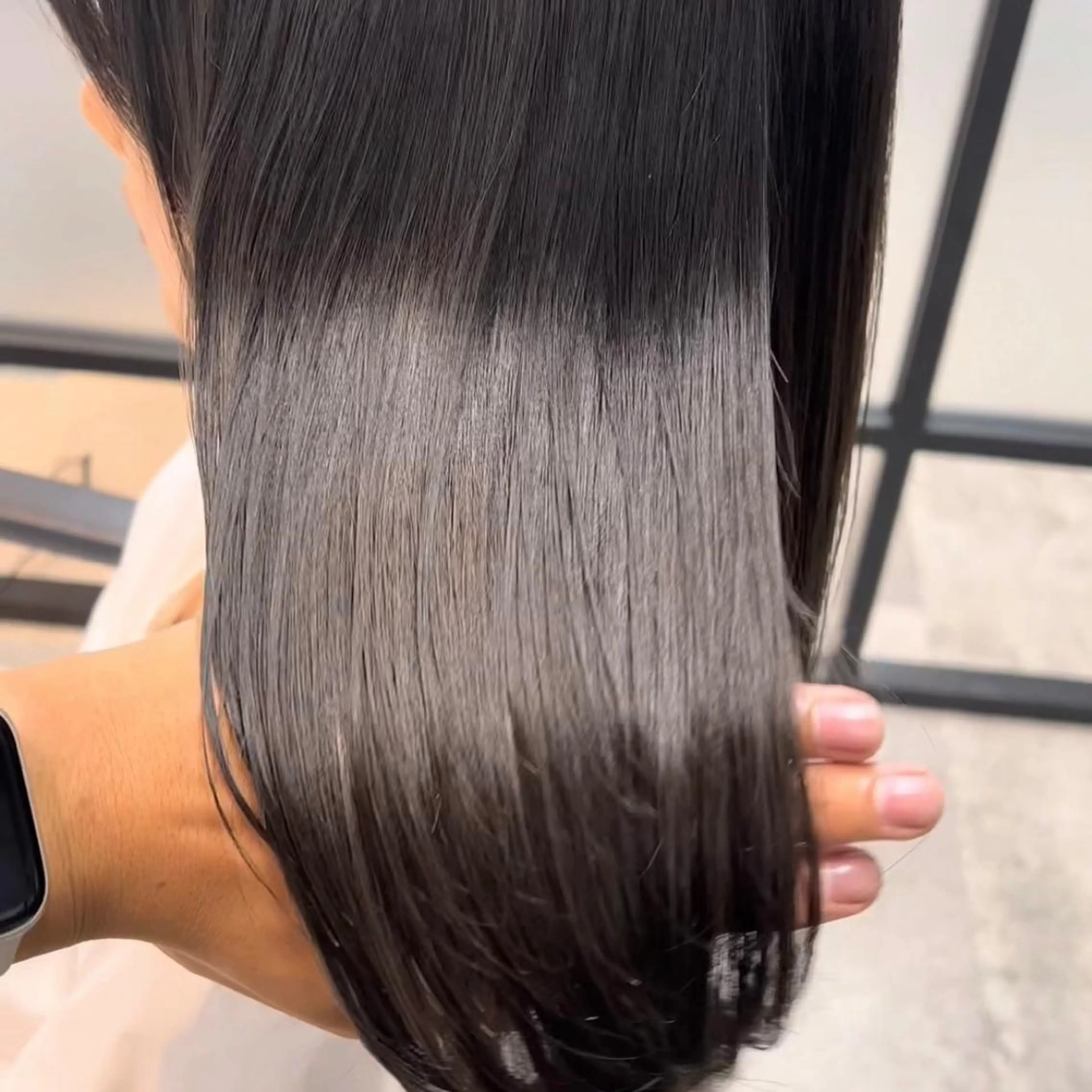 セミロング パーマ 髪質改善 ストレートパーマ ツヤ髪 ／髪質改善 松岡将太郎のヘアスタイル