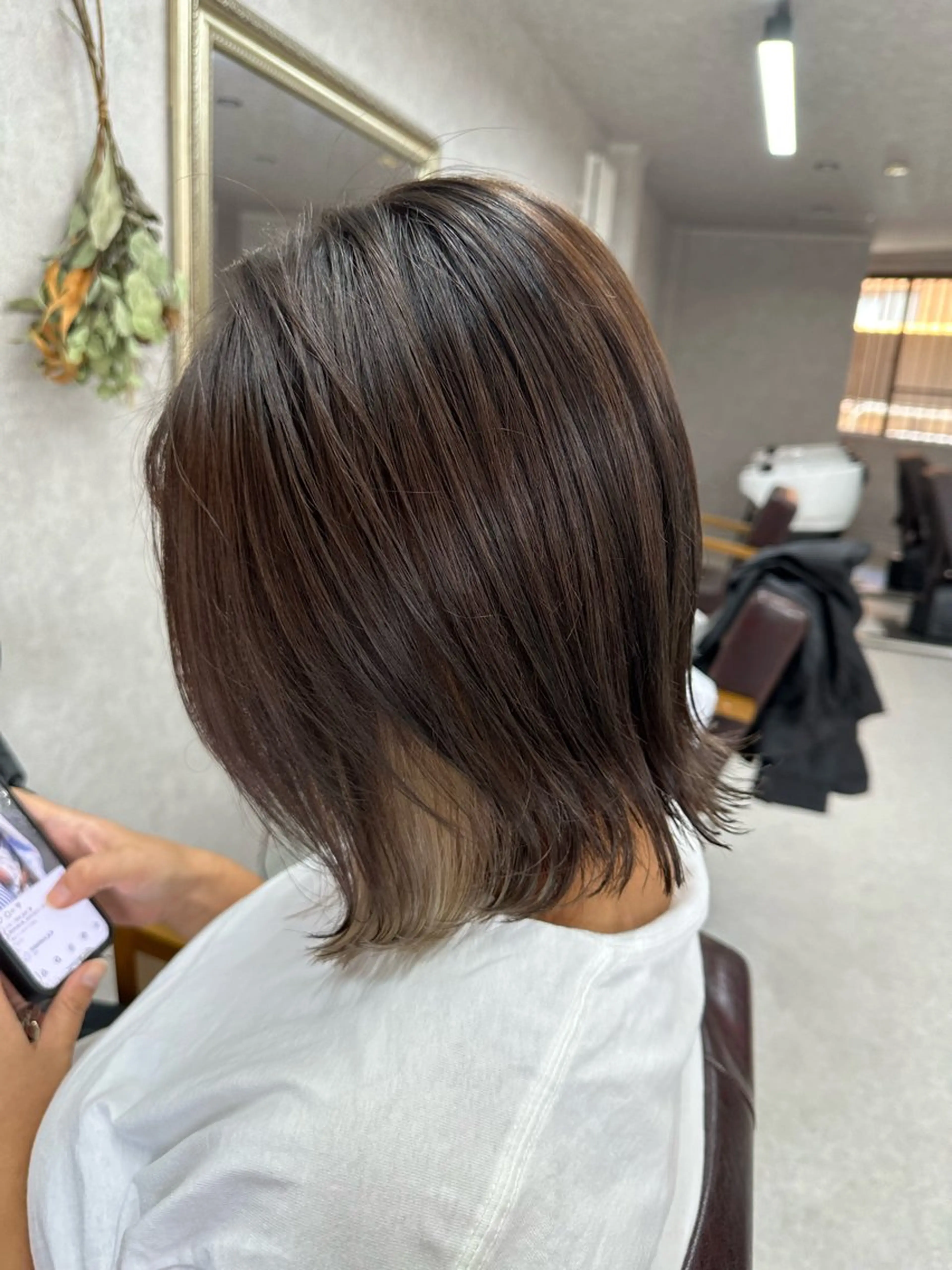 ショート カット ヘアカラー トリートメント Lien 深井店のヘアスタイル