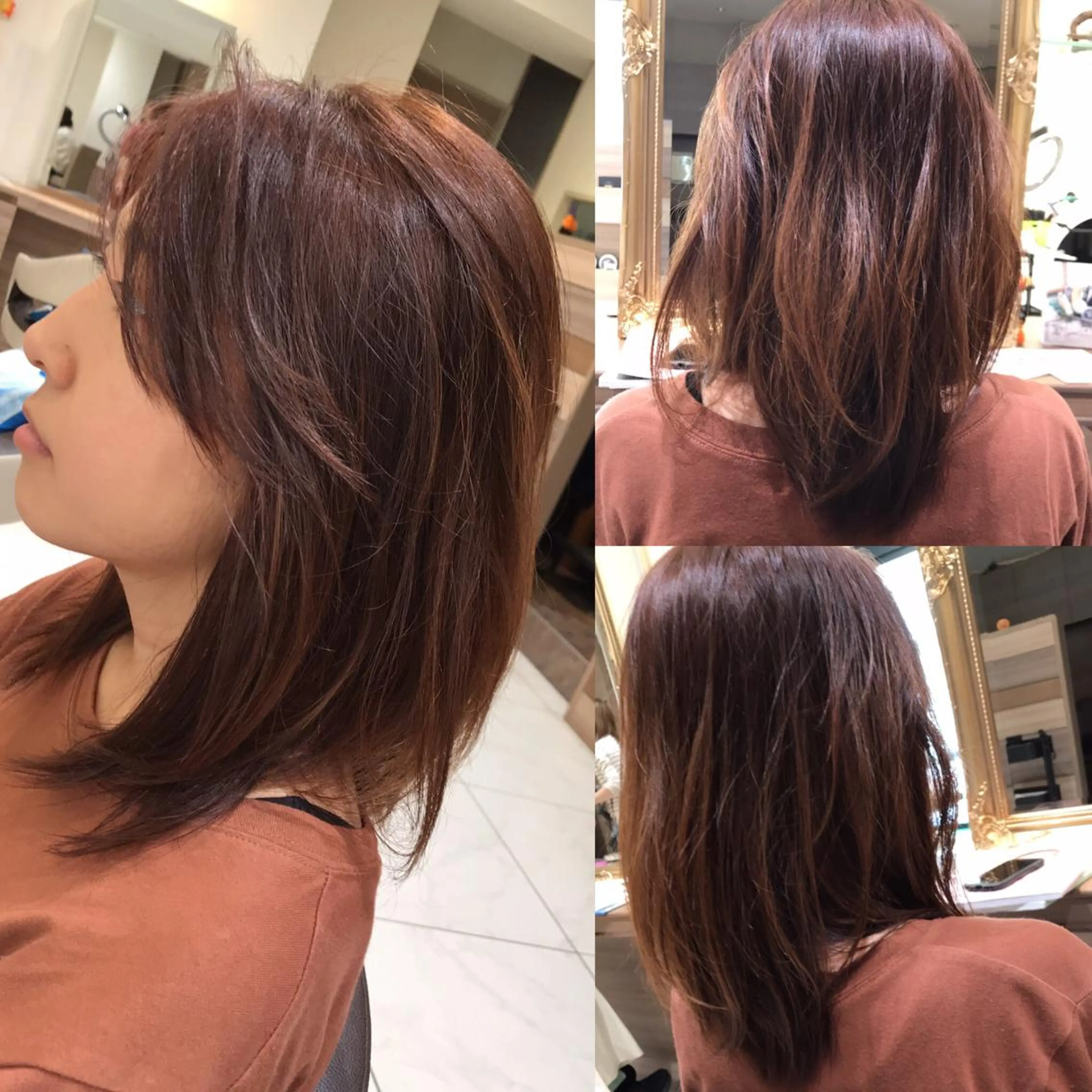 セミロング カラー KOOKI スティードトーキョーのヘアスタイル