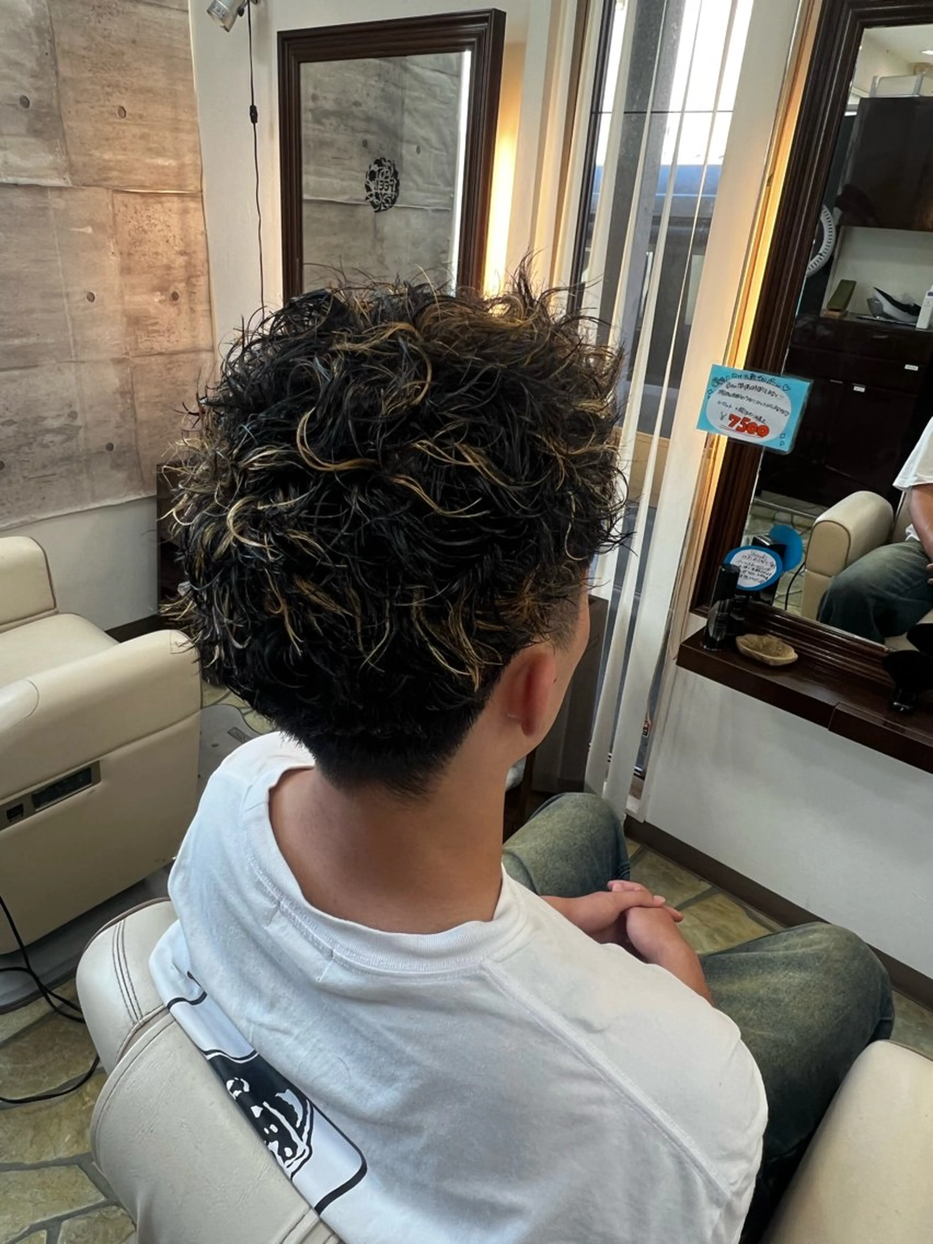 パーマ メンズ カット ヘアカラー パーマ Shouki .222のヘアスタイル