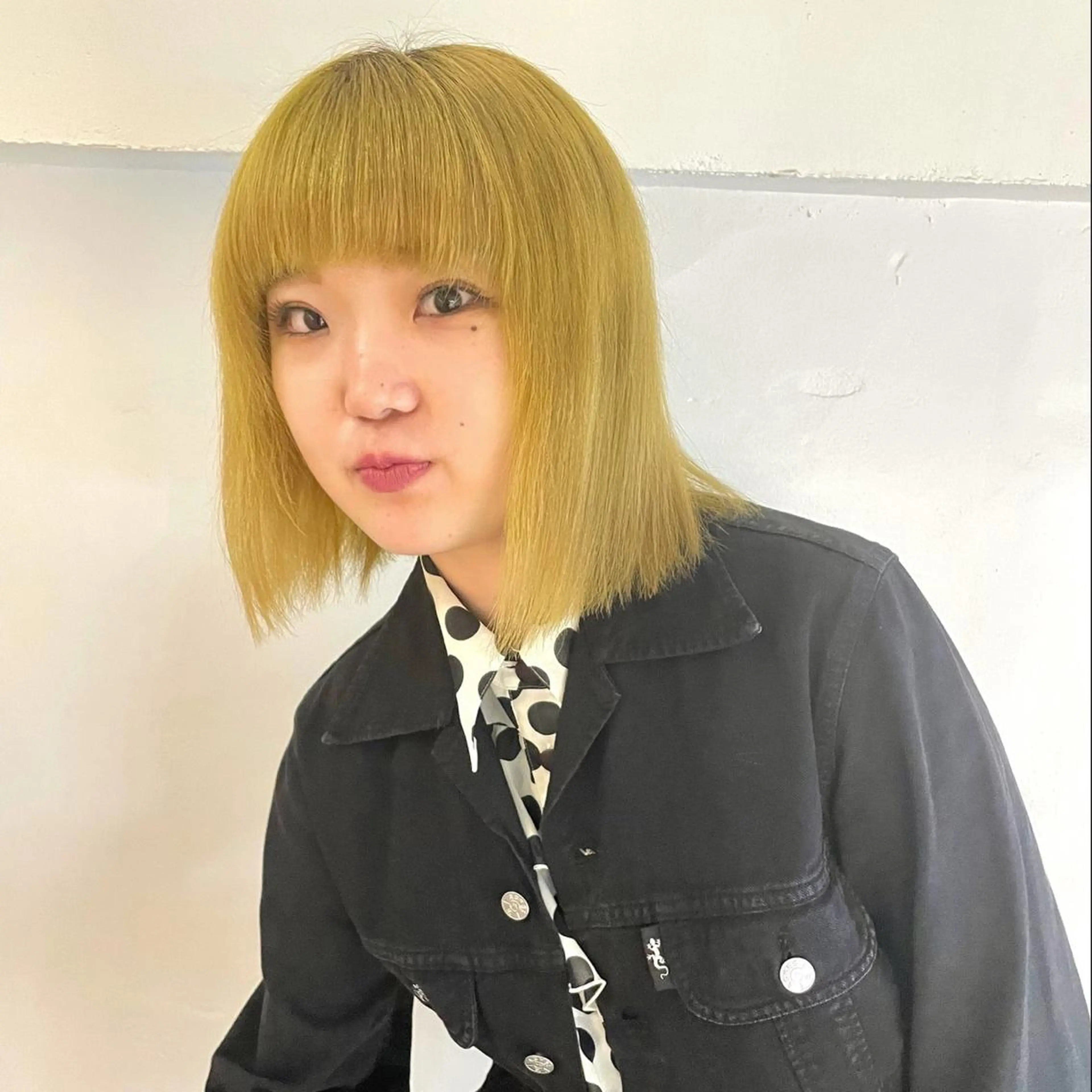 ミディアム カラー 顔周りカット/透明感 カラー✂️MEIのヘアスタイル