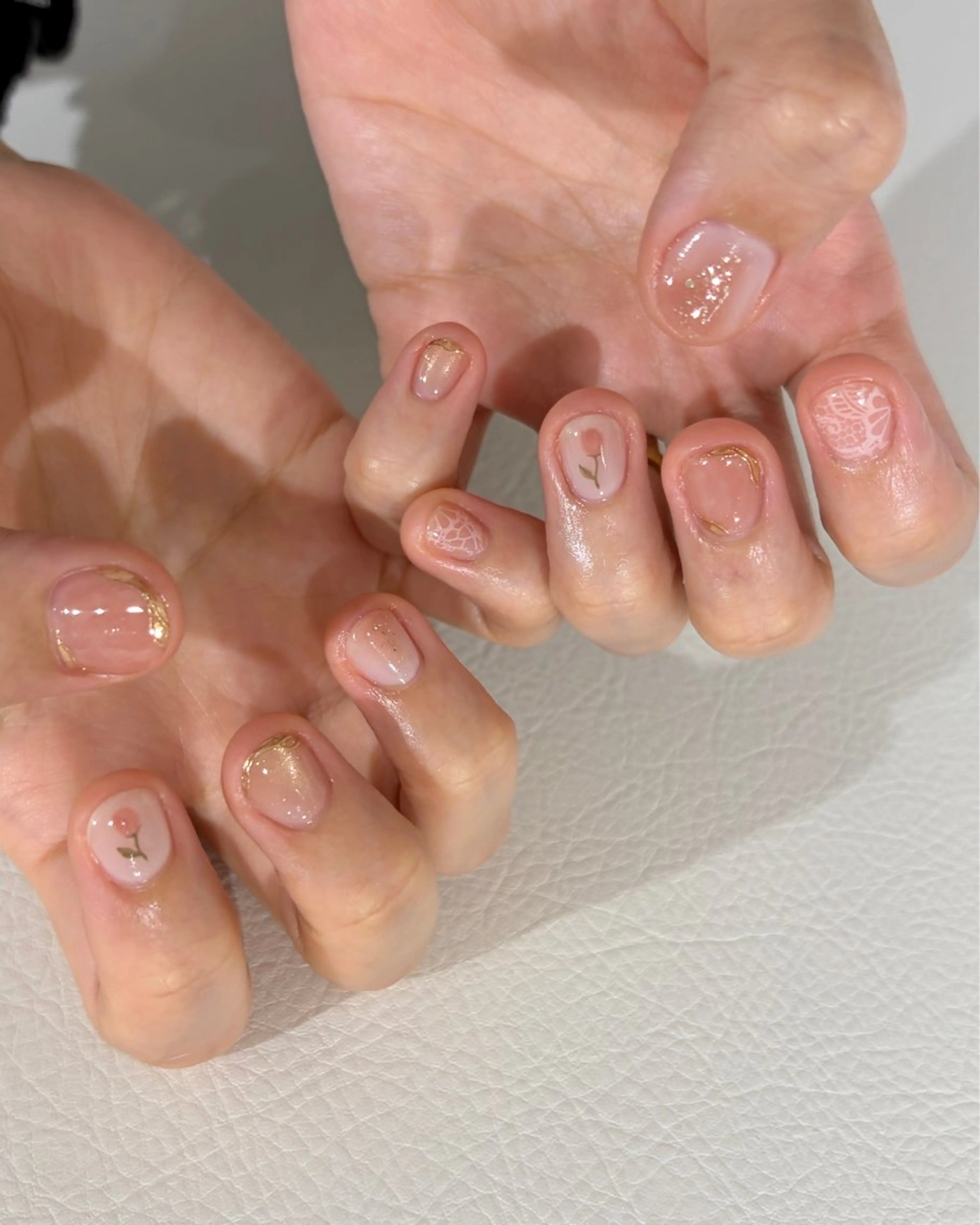 ネイル ハンドネイル 新宿ニュアンスネイル makotoのネイルデザイン