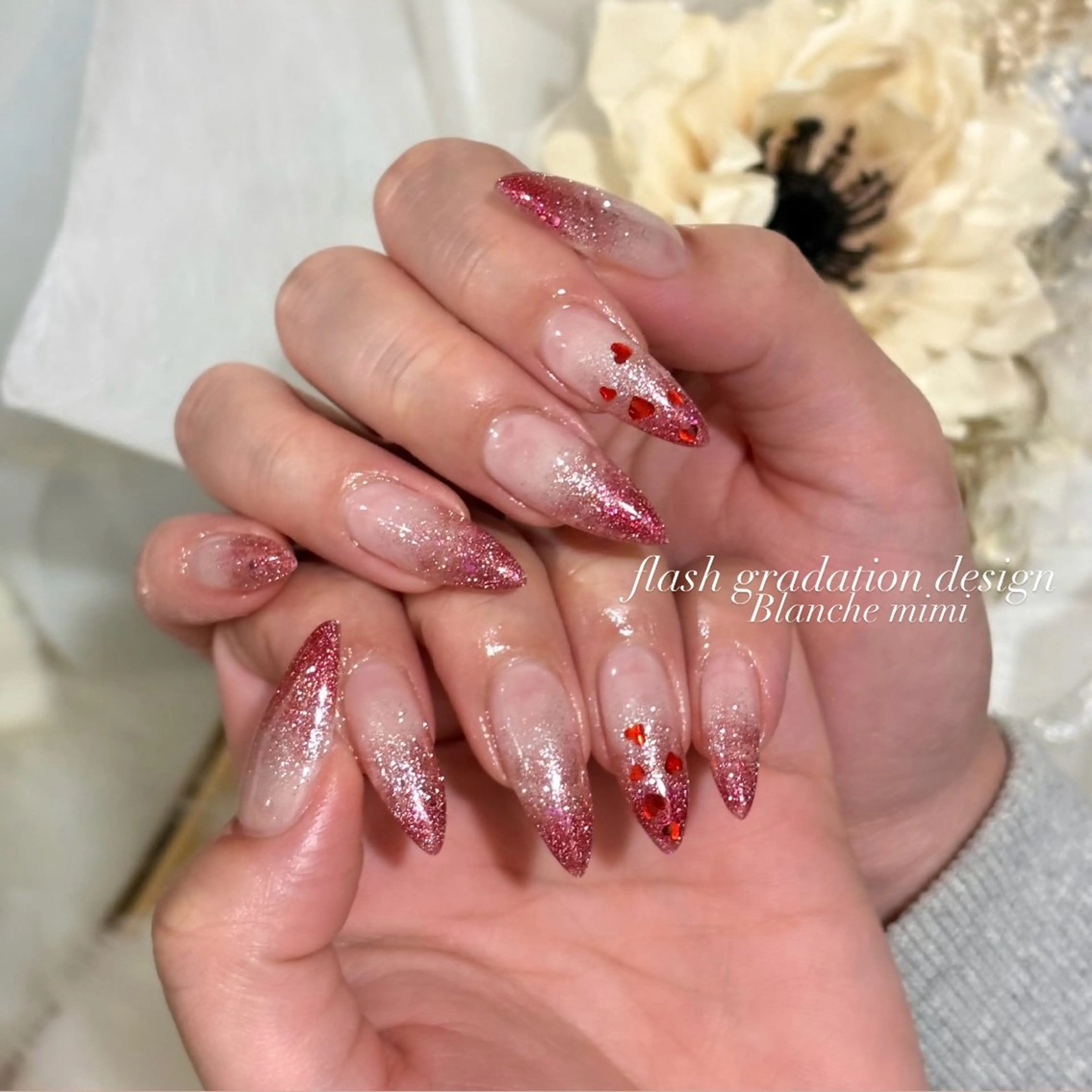 ネイル ハンドネイル Blanche mimi.u_aのネイルデザイン