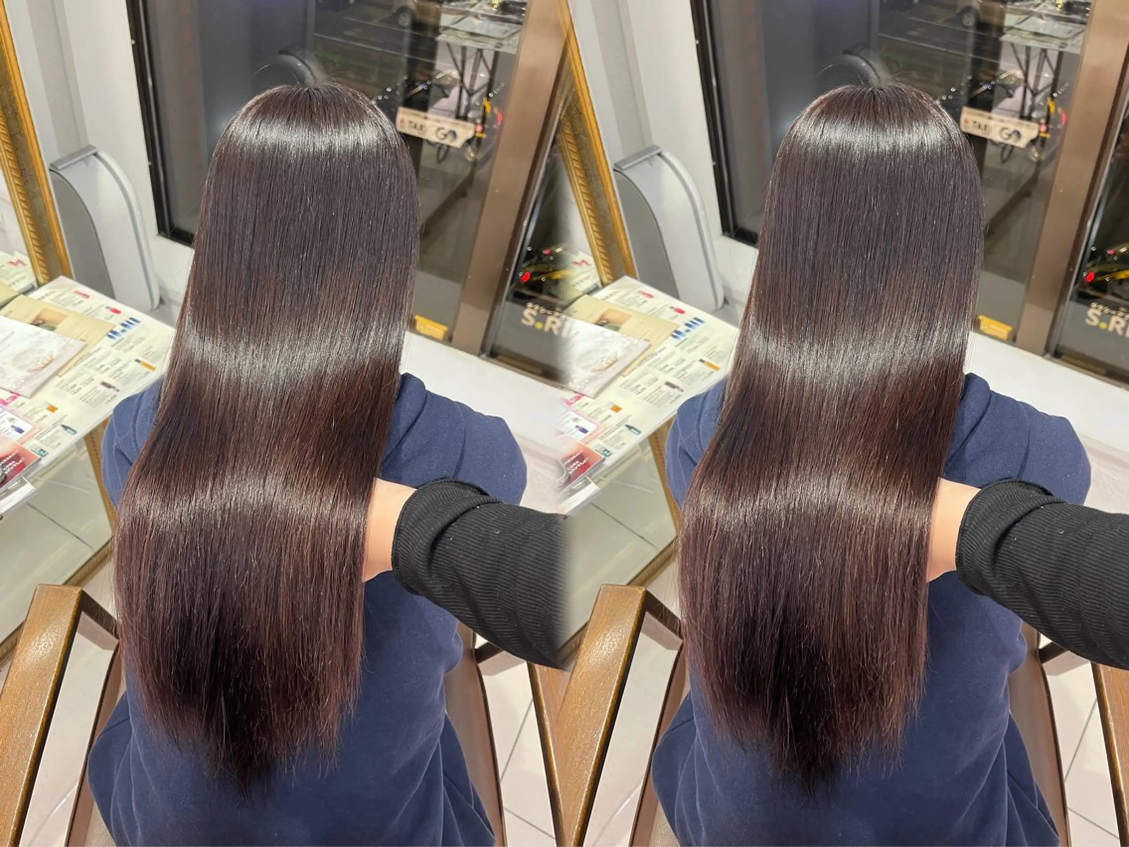 ロング 縮毛矯正 縮毛矯正 巻ける🫧縮毛矯正 💞はな🎀のヘアスタイル