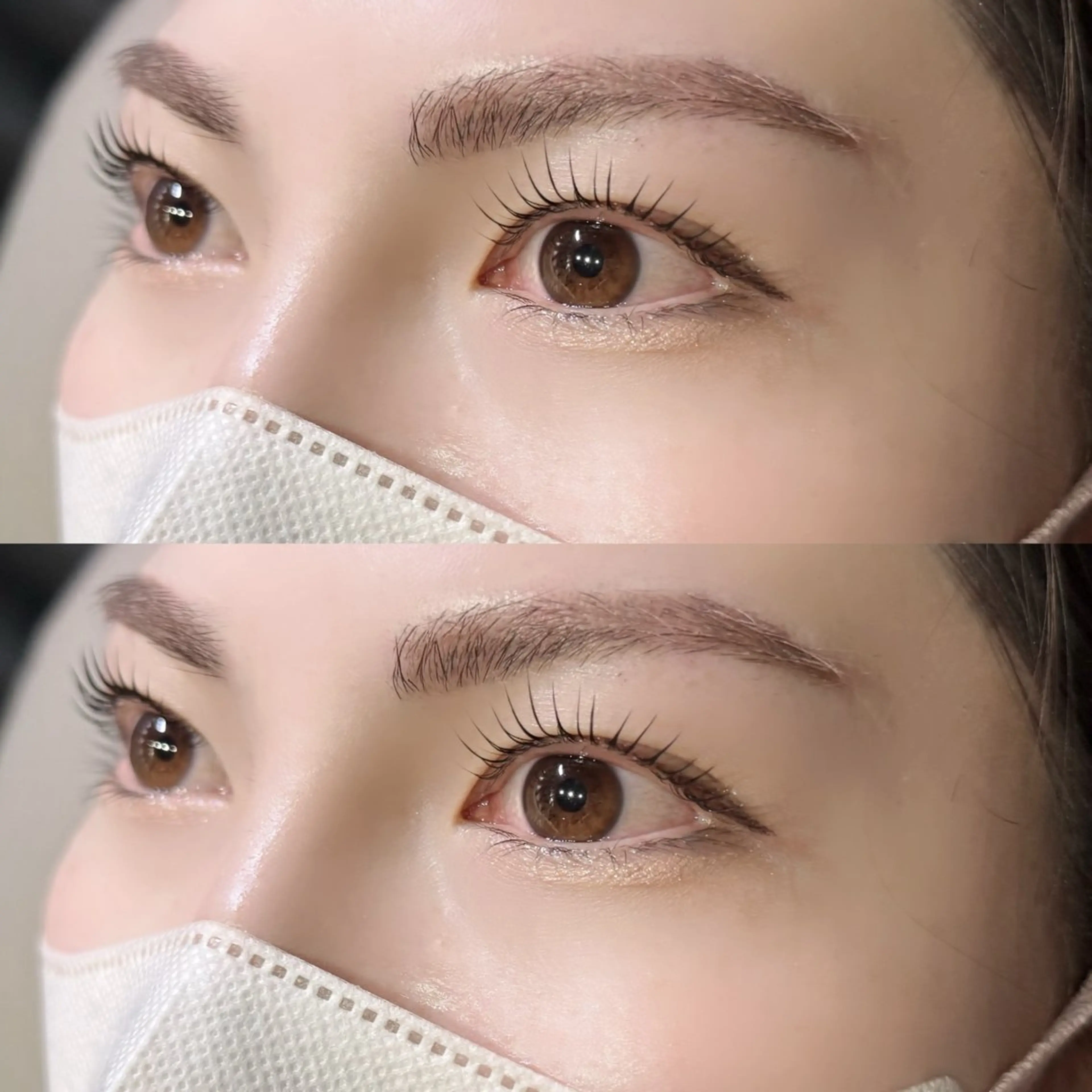 minimo限定💛ᩚ❮まつ毛+眉毛❯パリジェンヌラッシュリフト×美眉スタイリングWAX(間引きメイク込)の写真