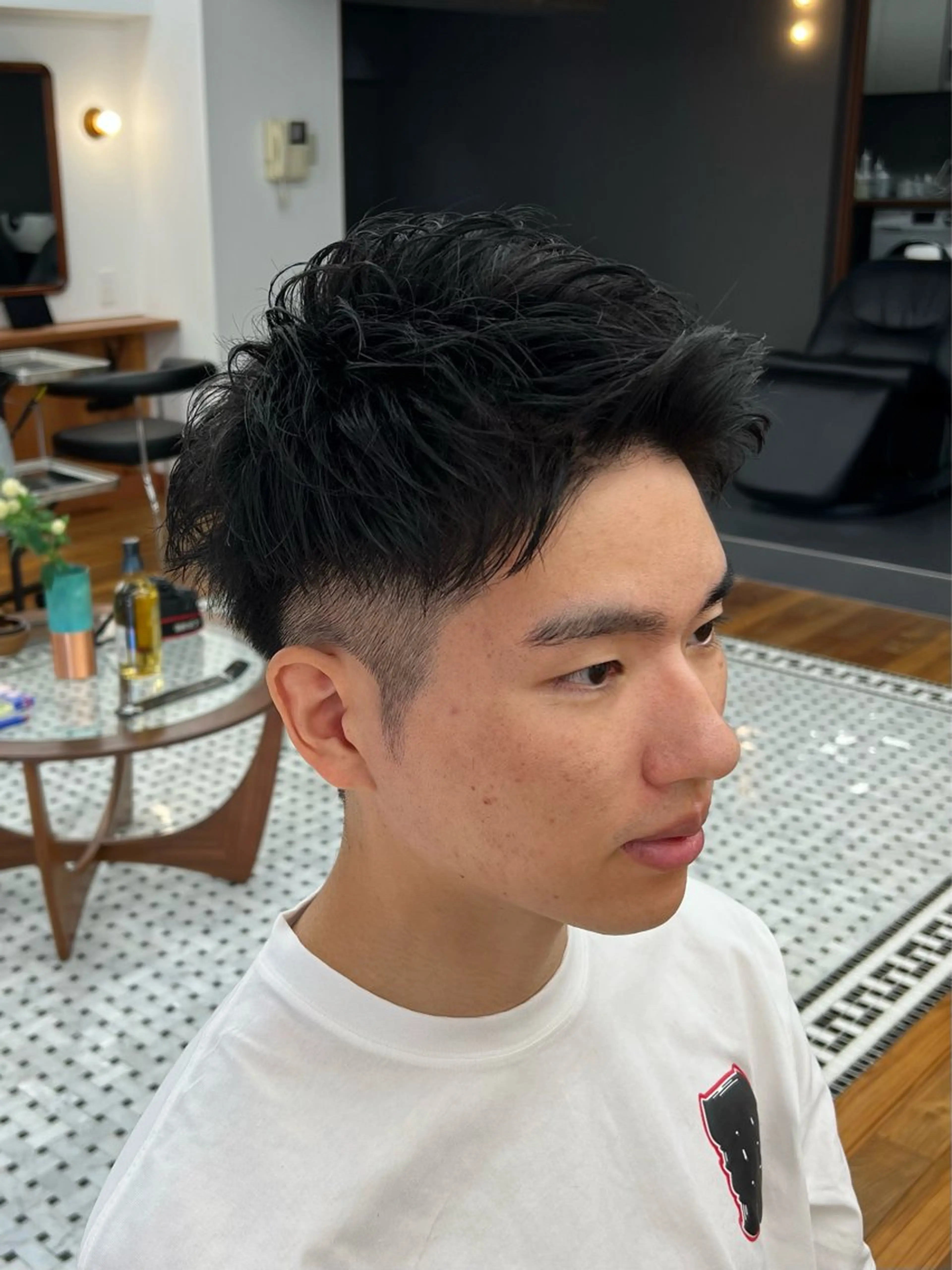 ショート メンズ カット メンズカット✂️ スキンフェード伊藤陸のヘアスタイル