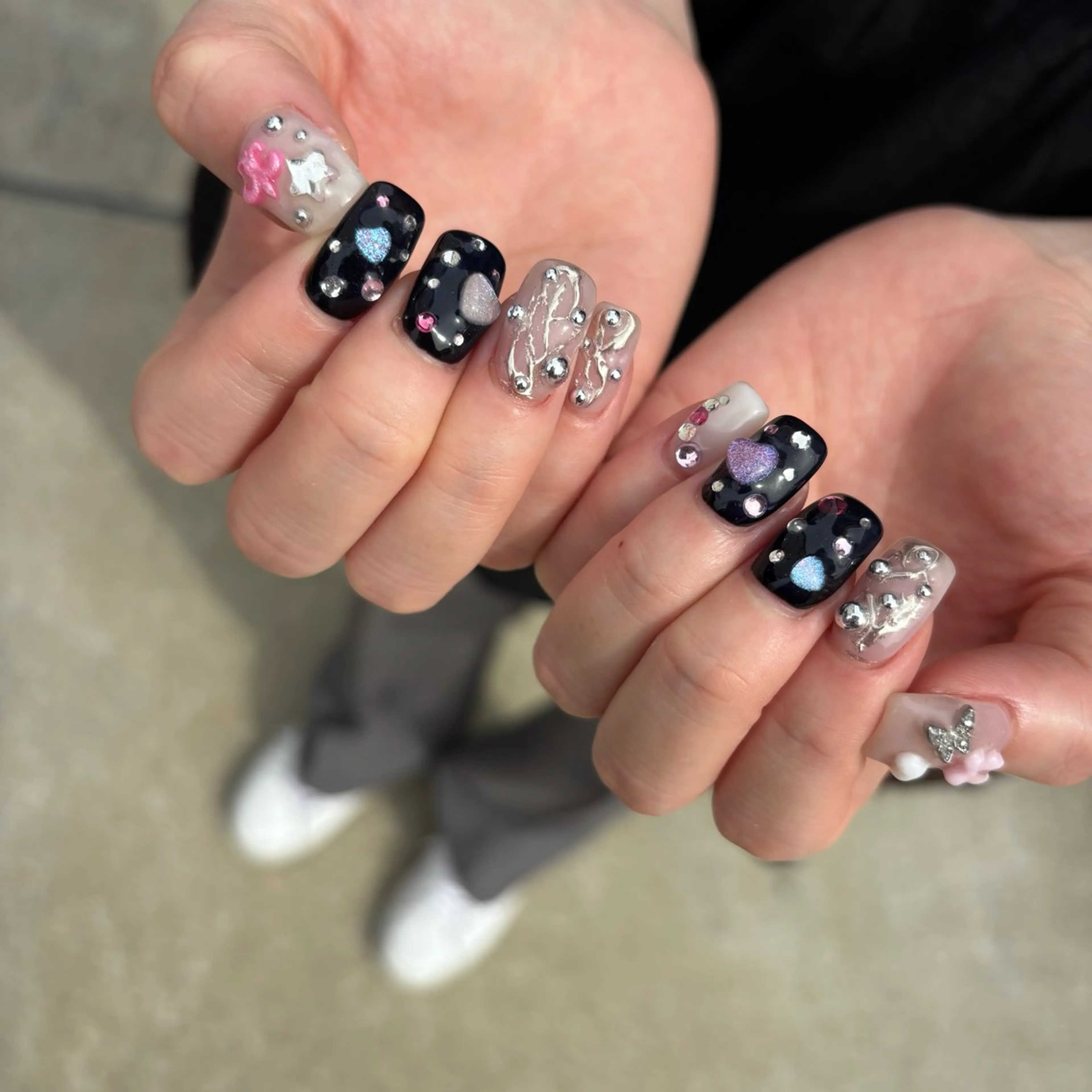 ネイル ハンドネイル Sea  nail by emaのネイルデザイン