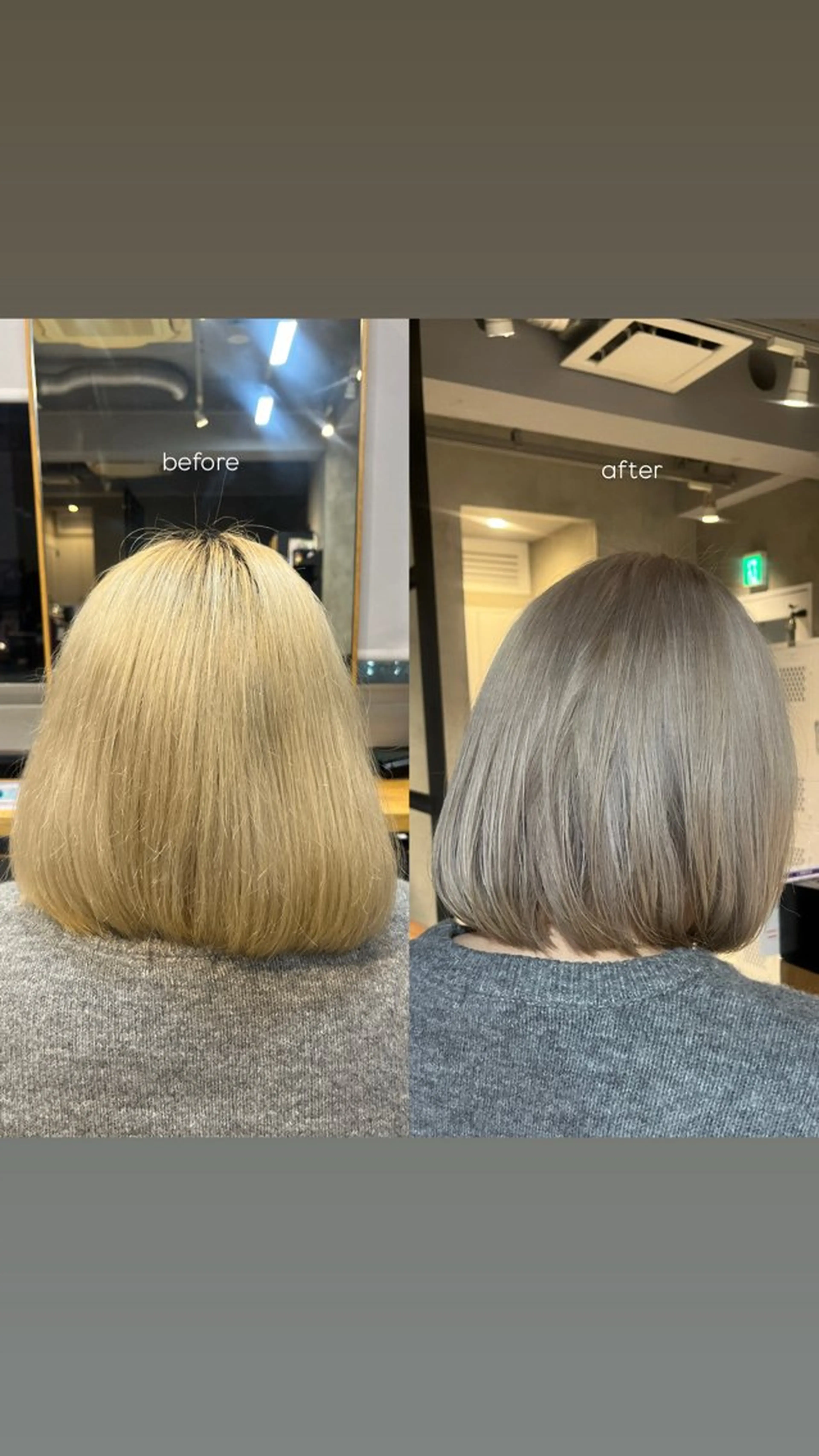 ショート カラー ベージュカラー ブリーチ ハイトーンカラー ヘアカラー ちせ/ 透明感カラー /elima調布のヘアスタイル
