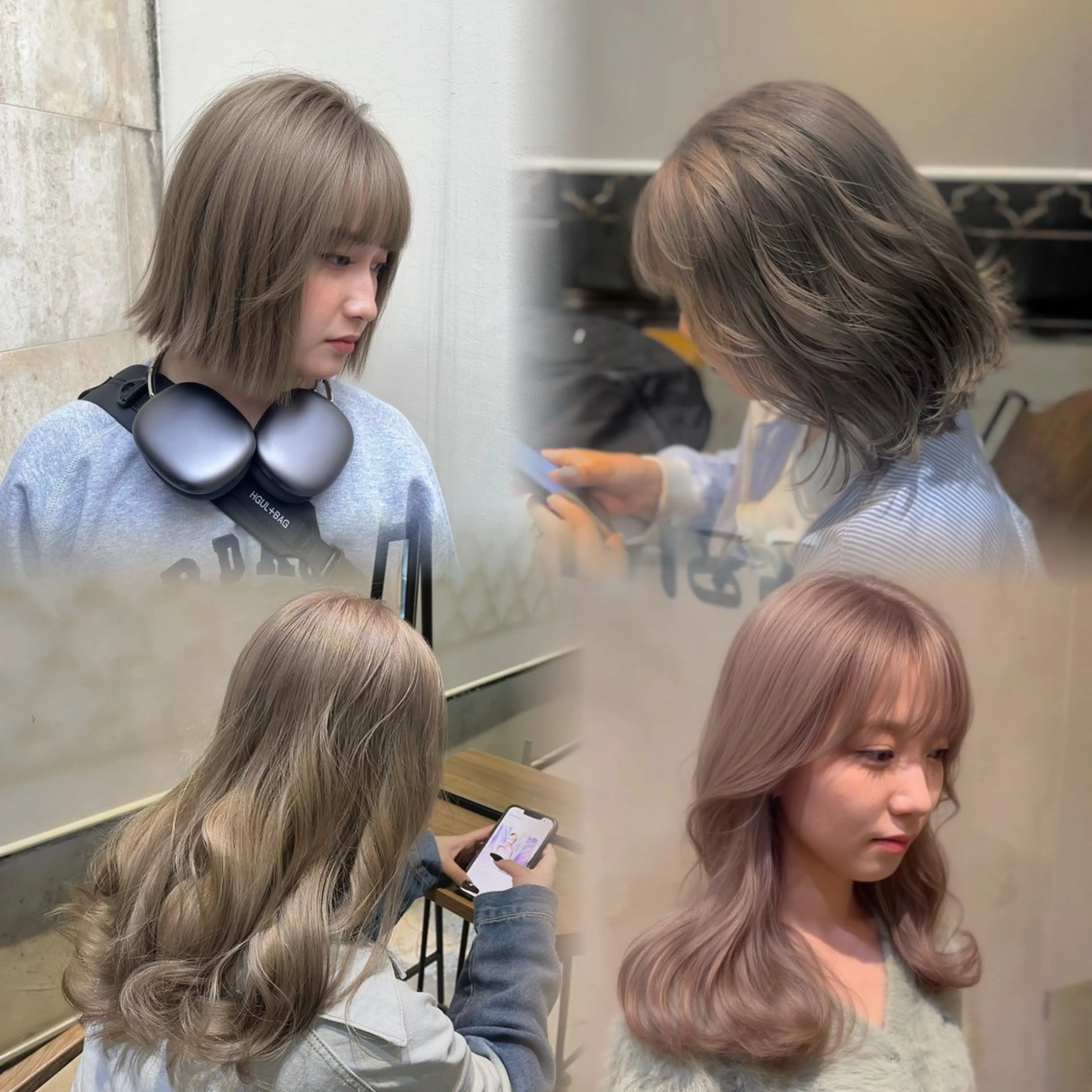 ロング カラー ベージュカラー ブリーチ ケアブリーチ 透明感カラー グレージュ ⚜️ブリーチ× 透明感✨Hayatoのヘアスタイル