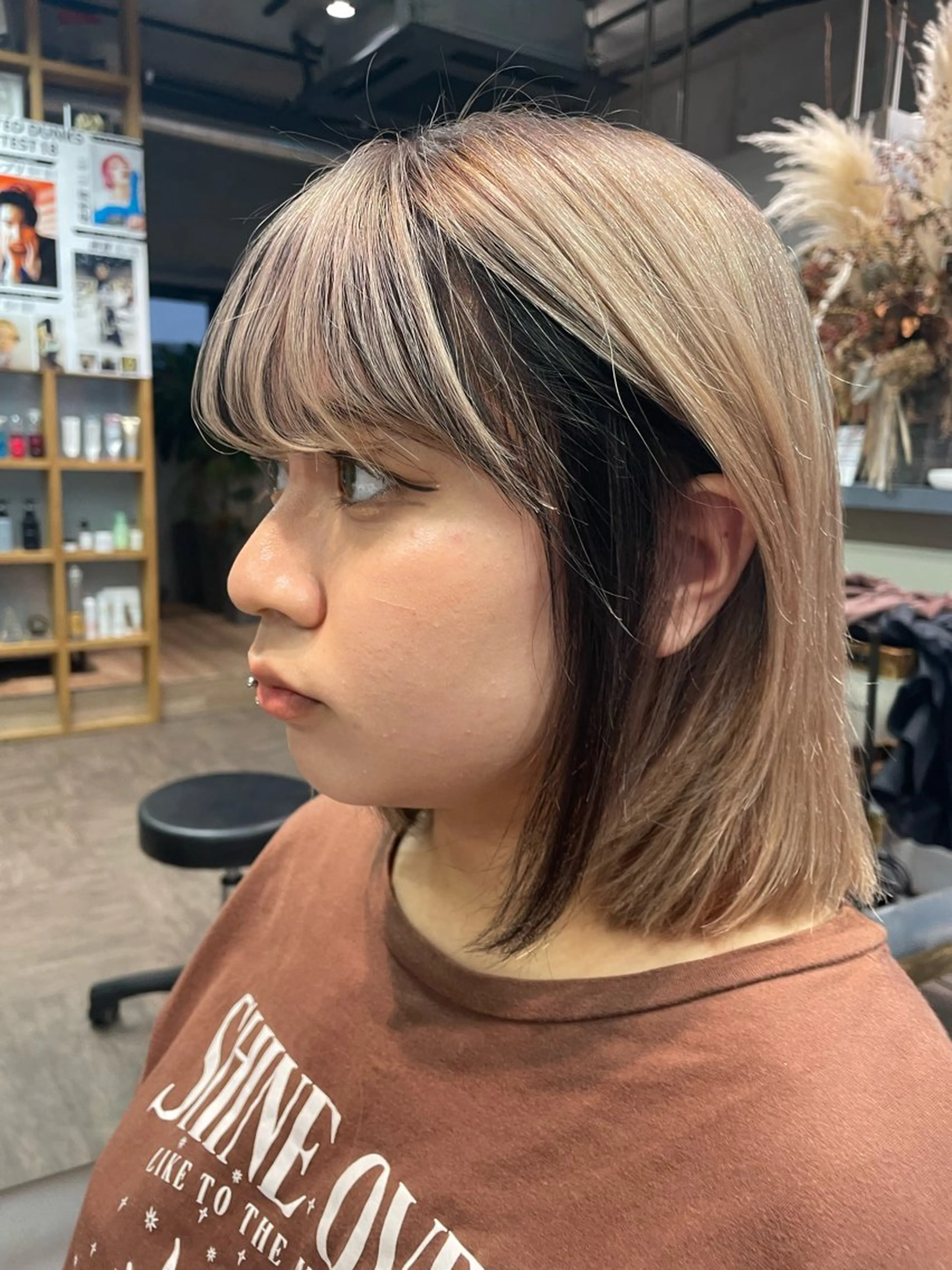 ミディアム PANOLA下北沢 中川夢菜のヘアスタイル