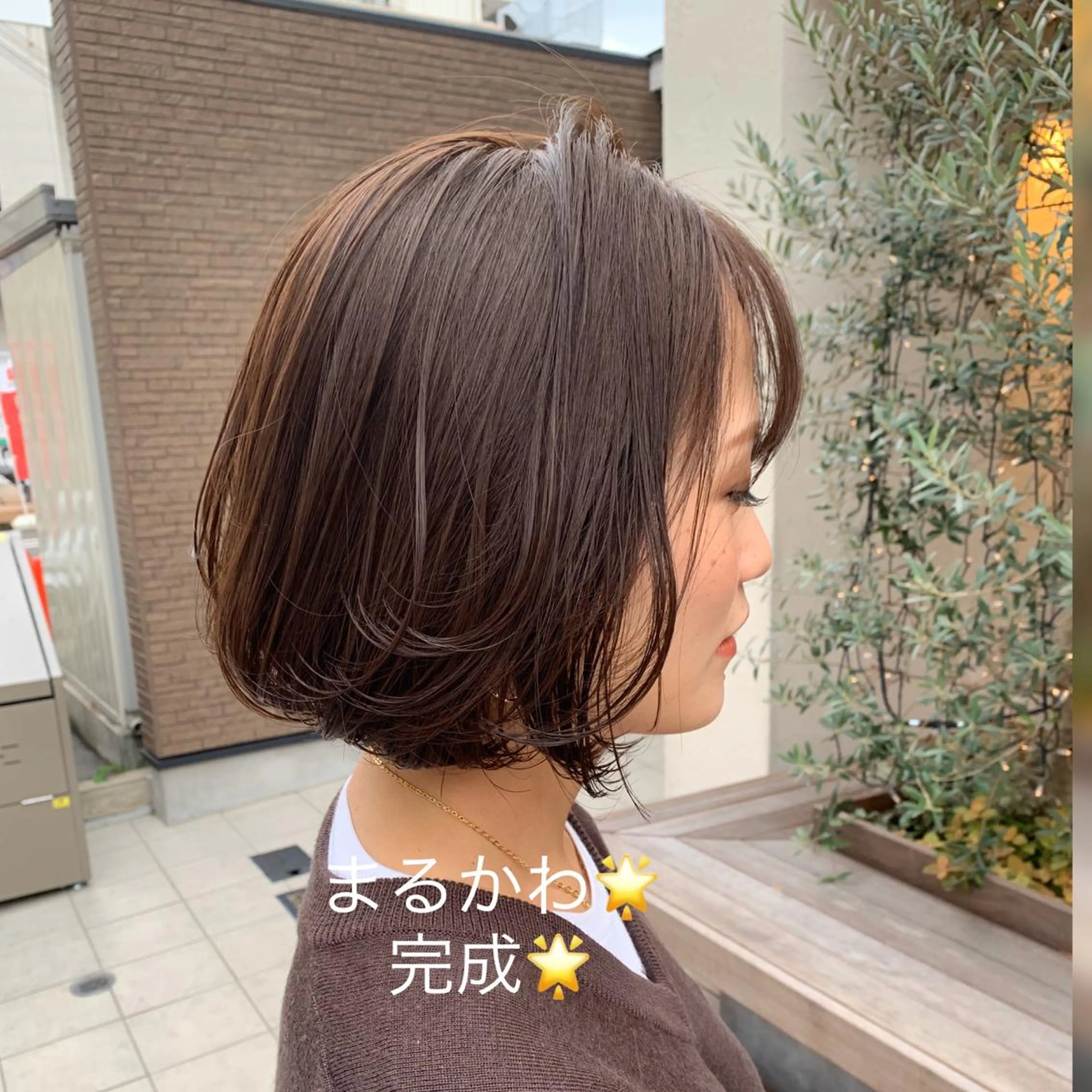 ショート カラー ヘアアレンジ ショートボブ アディクシーカラー アッシュ グラデーションカラー ハイライトカラー カット ヘアカラー トリートメント ルーチェヘアー 北摂エリアNo.1のヘアスタイル